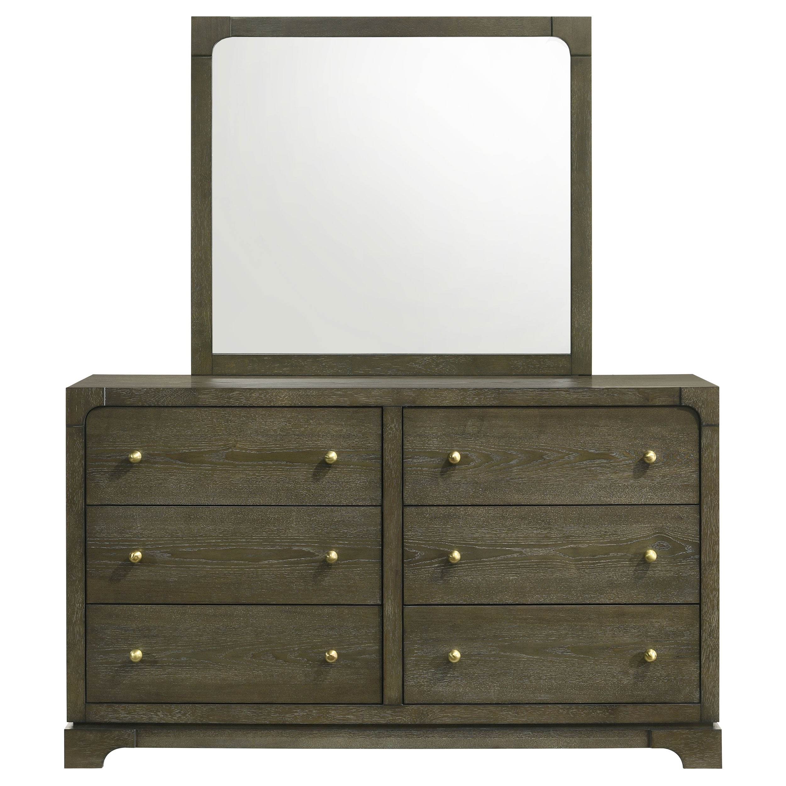 Gran Park Dresser with Mirror - Ideal Furniture (Fresno,CA)