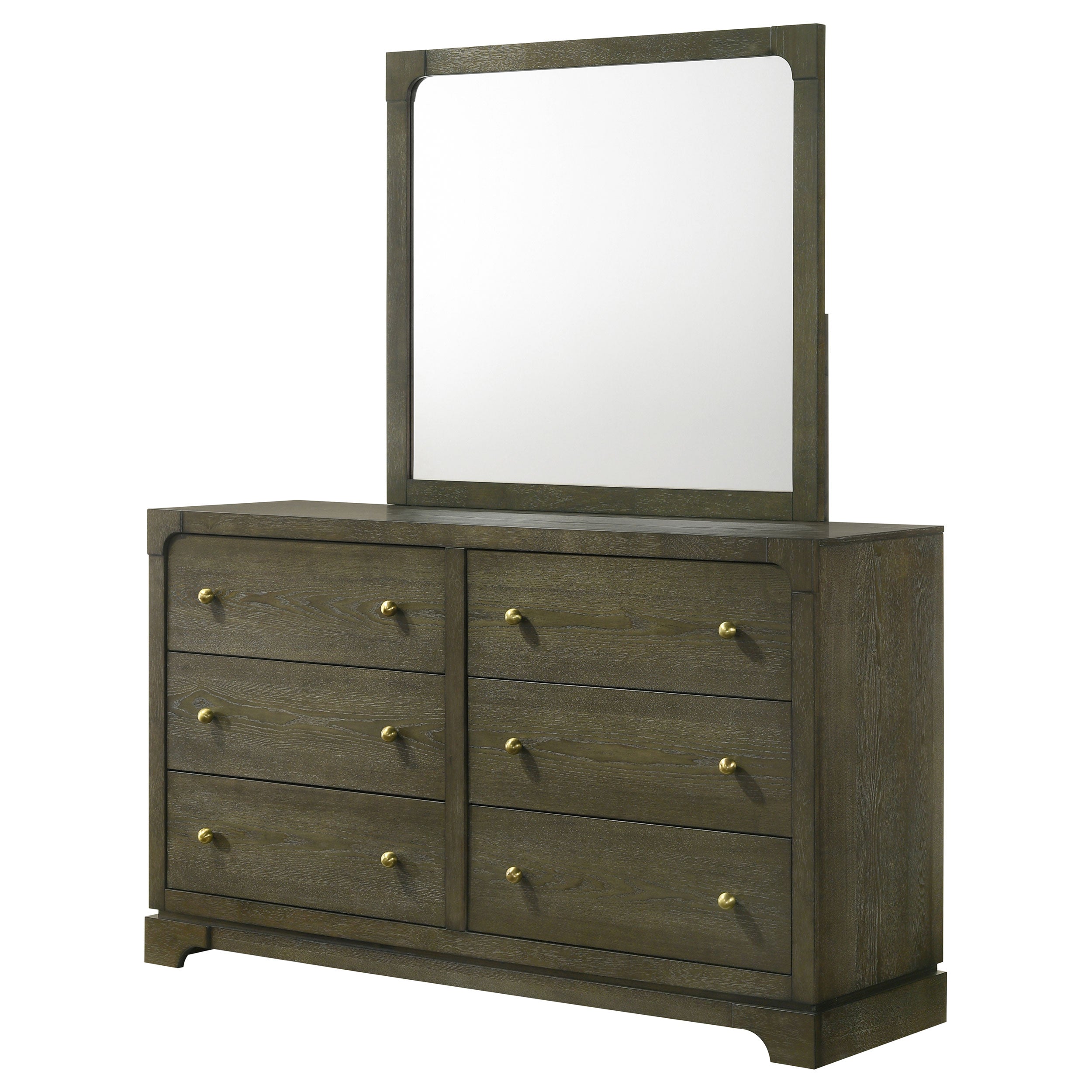 Gran Park Dresser with Mirror - Ideal Furniture (Fresno,CA)
