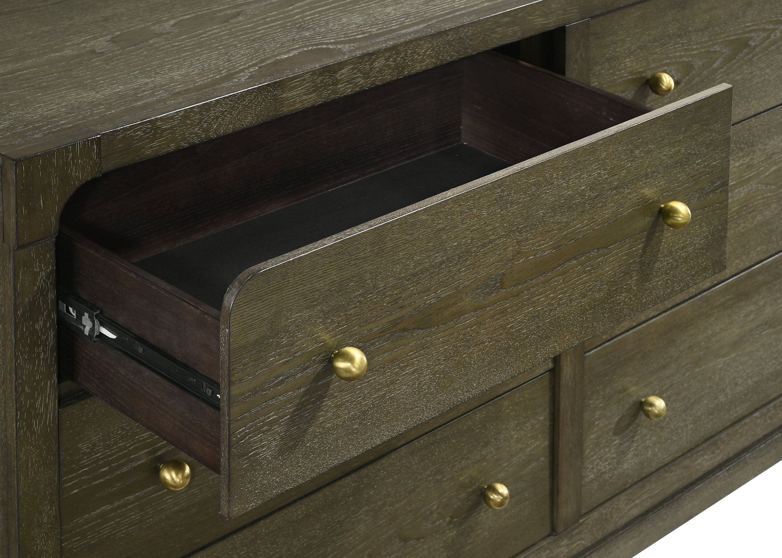 Gran Park Dresser with Mirror - Ideal Furniture (Fresno,CA)