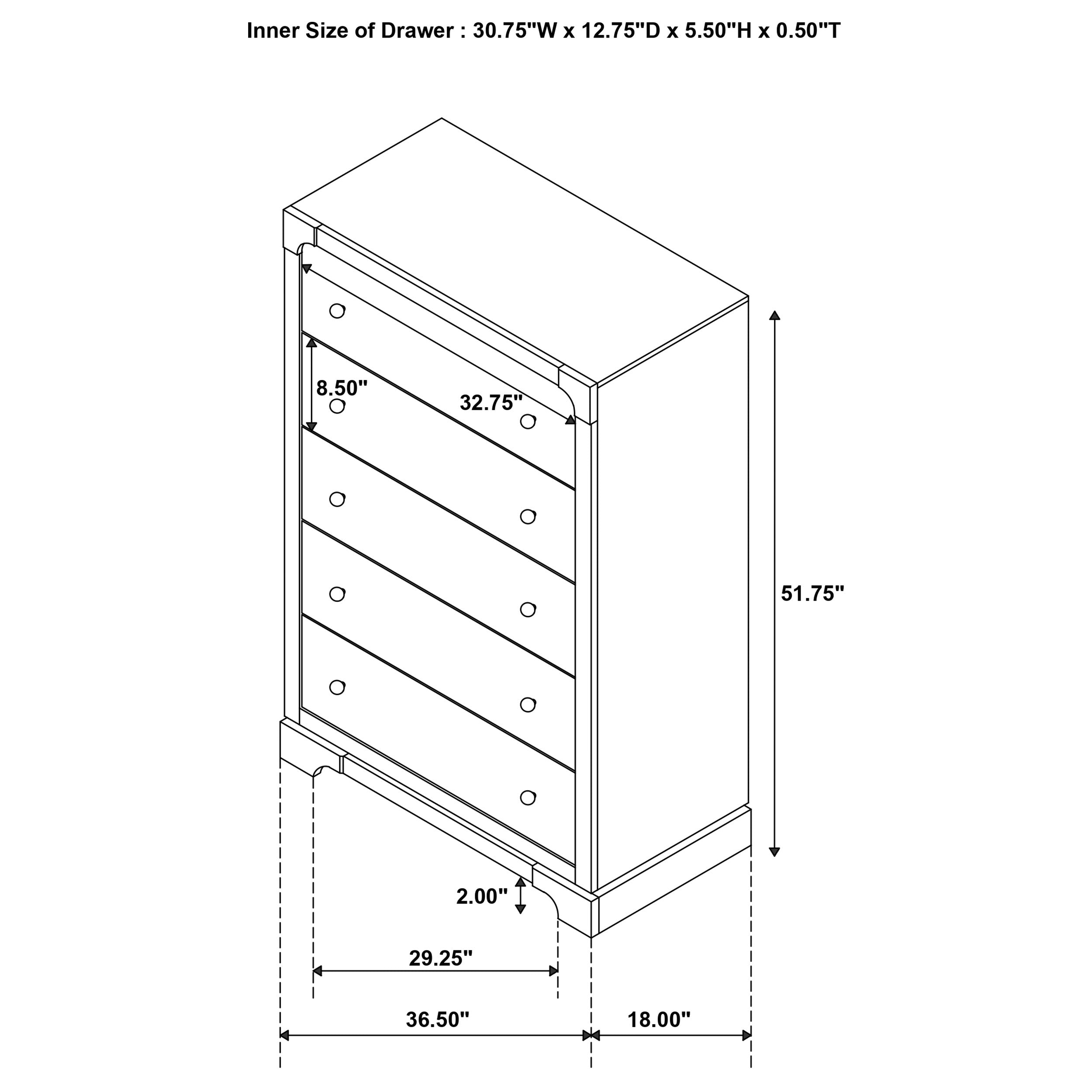 Gran Park Chest of Drawers - Ideal Furniture (Fresno,CA)
