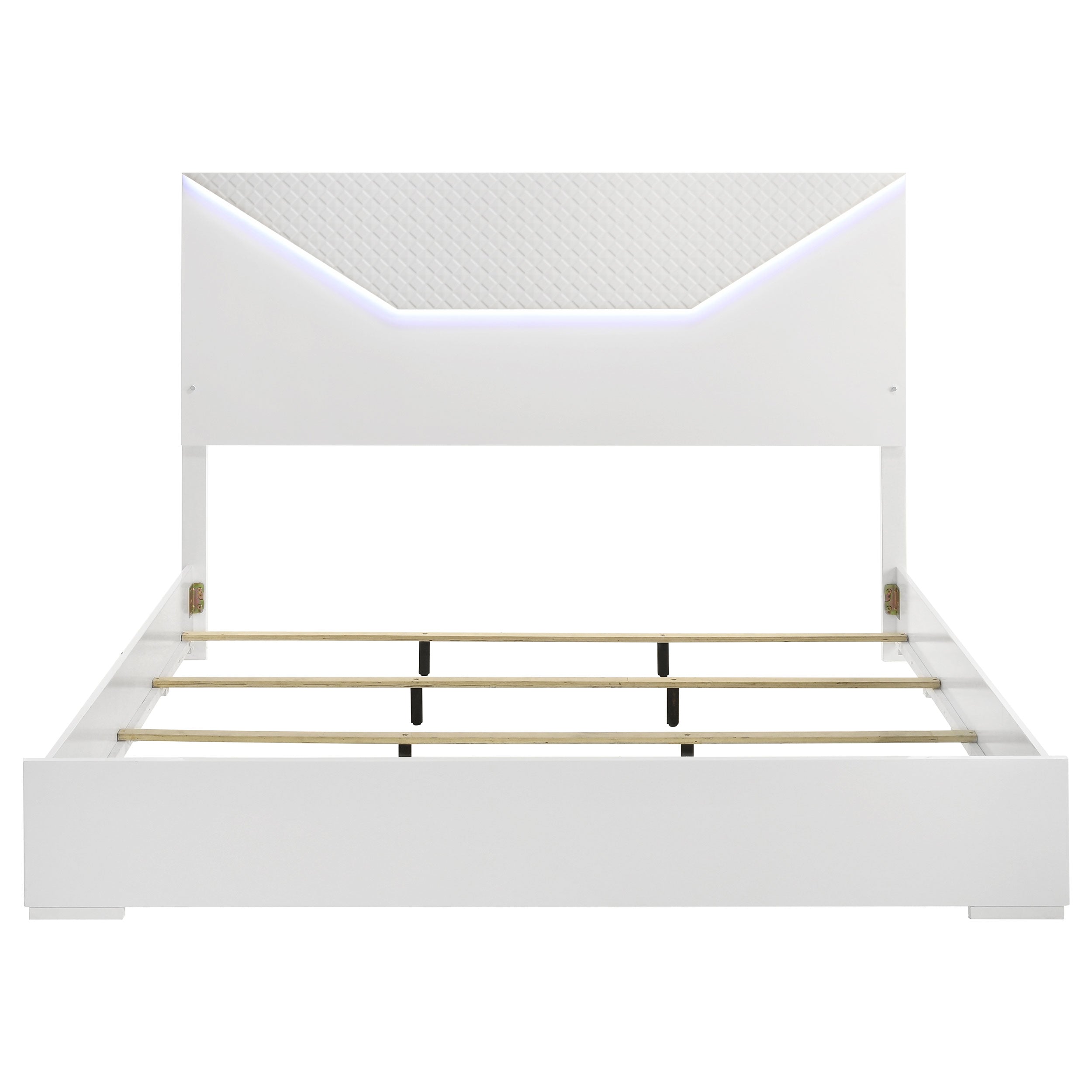 Ives Panel Bed with LED Lighting - Ideal Furniture (Fresno,CA)