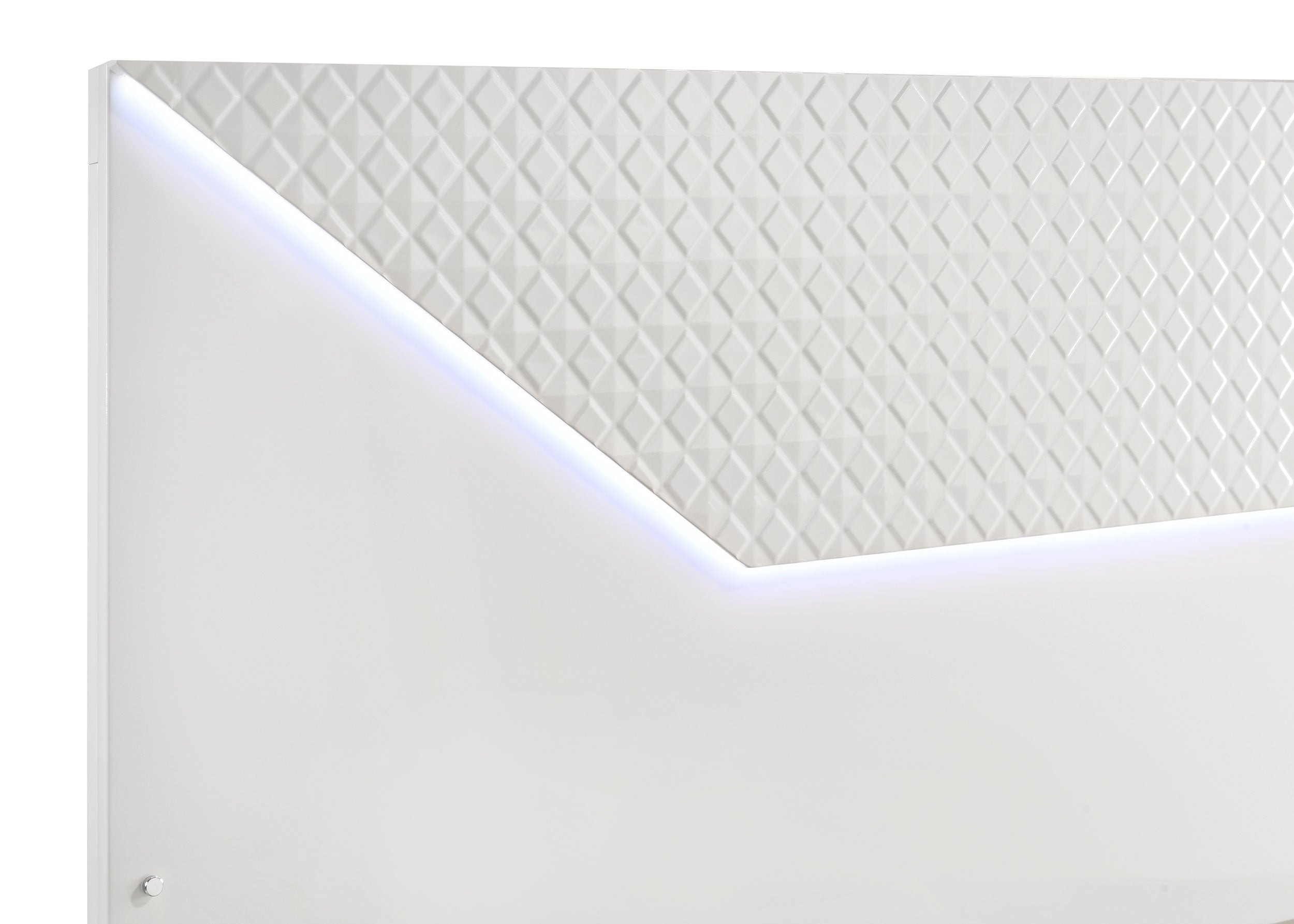 Ives Panel Bed with LED Lighting - Ideal Furniture (Fresno,CA)