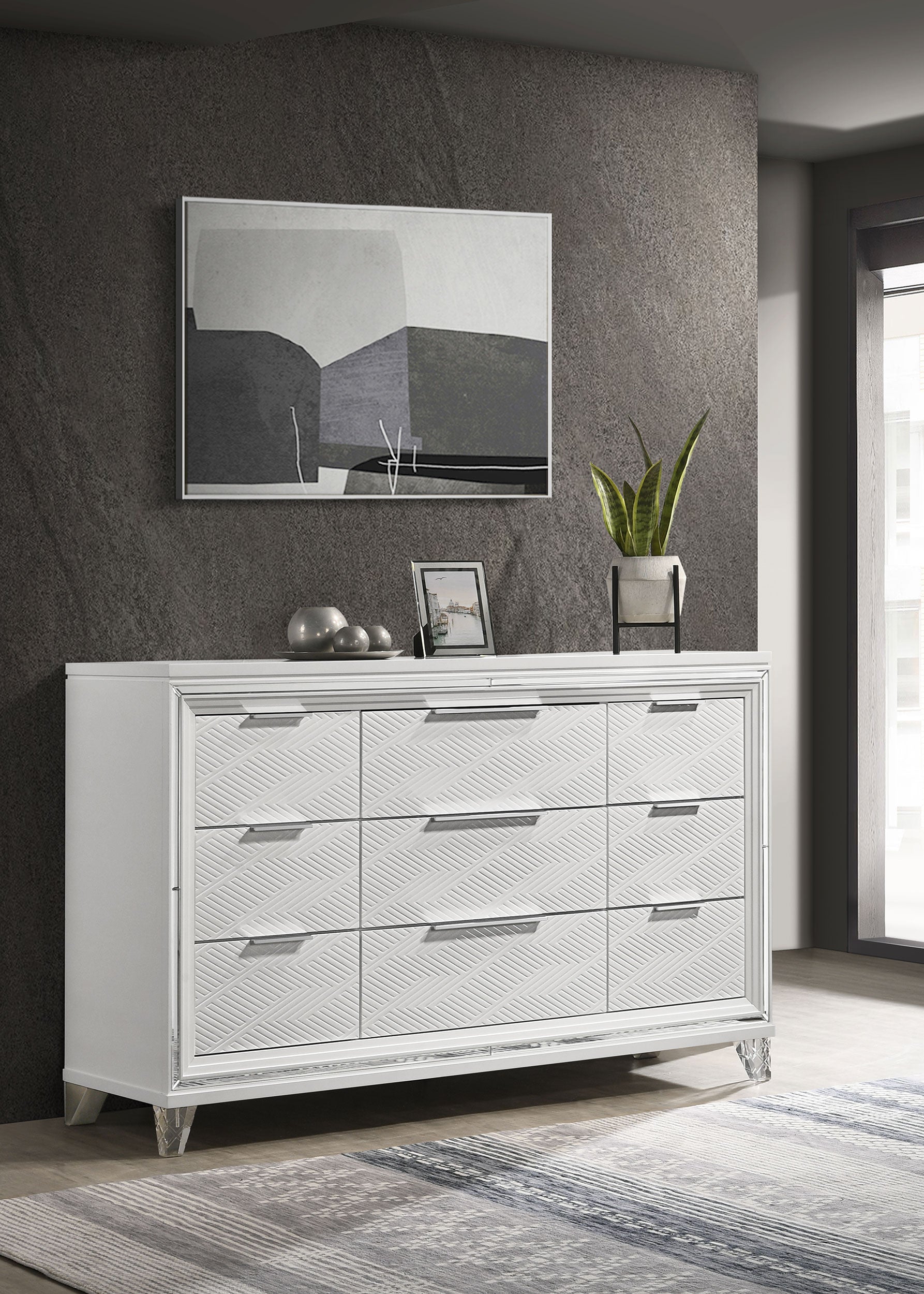 Marmore Dresser - Ideal Furniture (Fresno,CA)