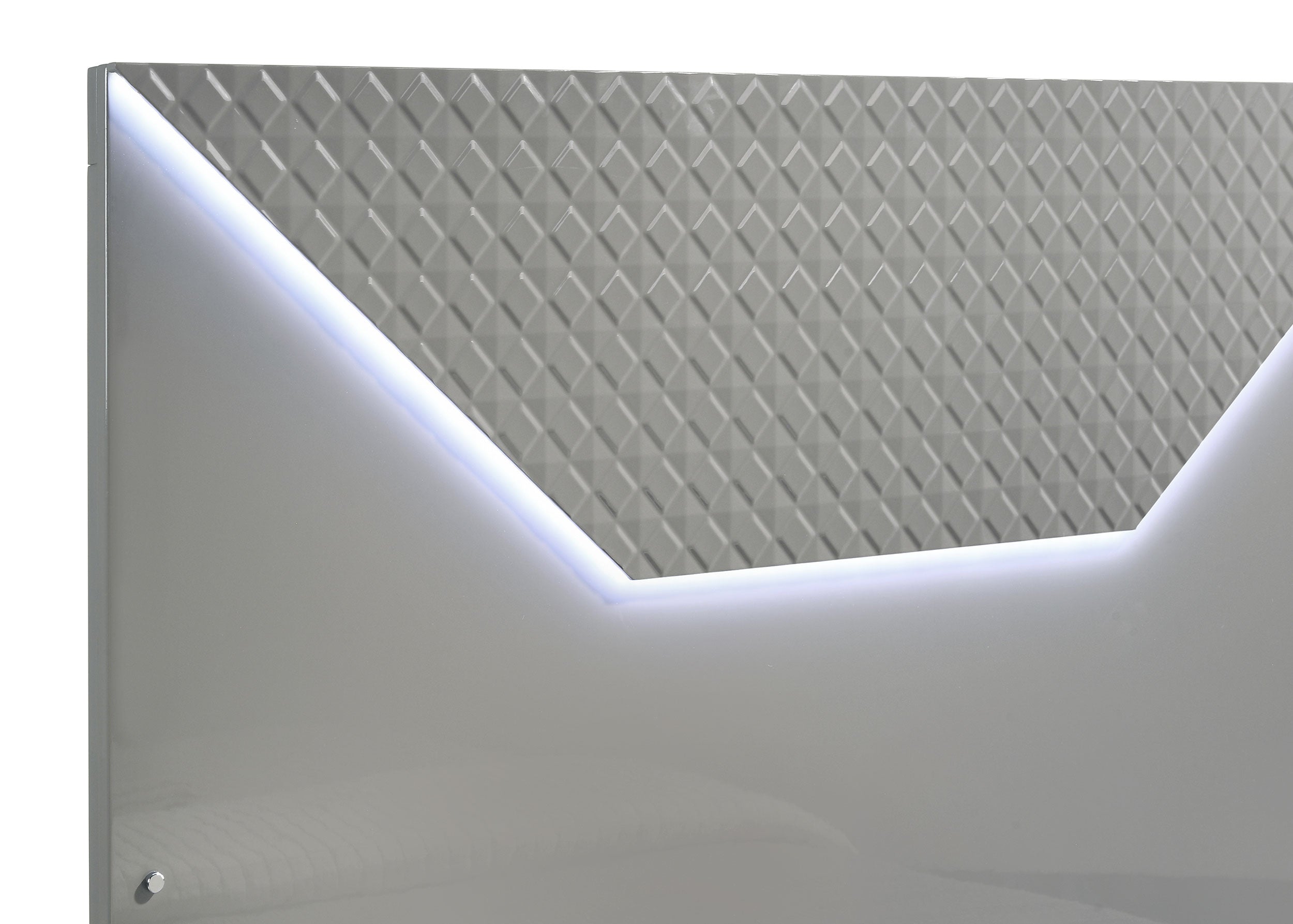 Ives Panel Bed with LED Lighting - Ideal Furniture (Fresno,CA)