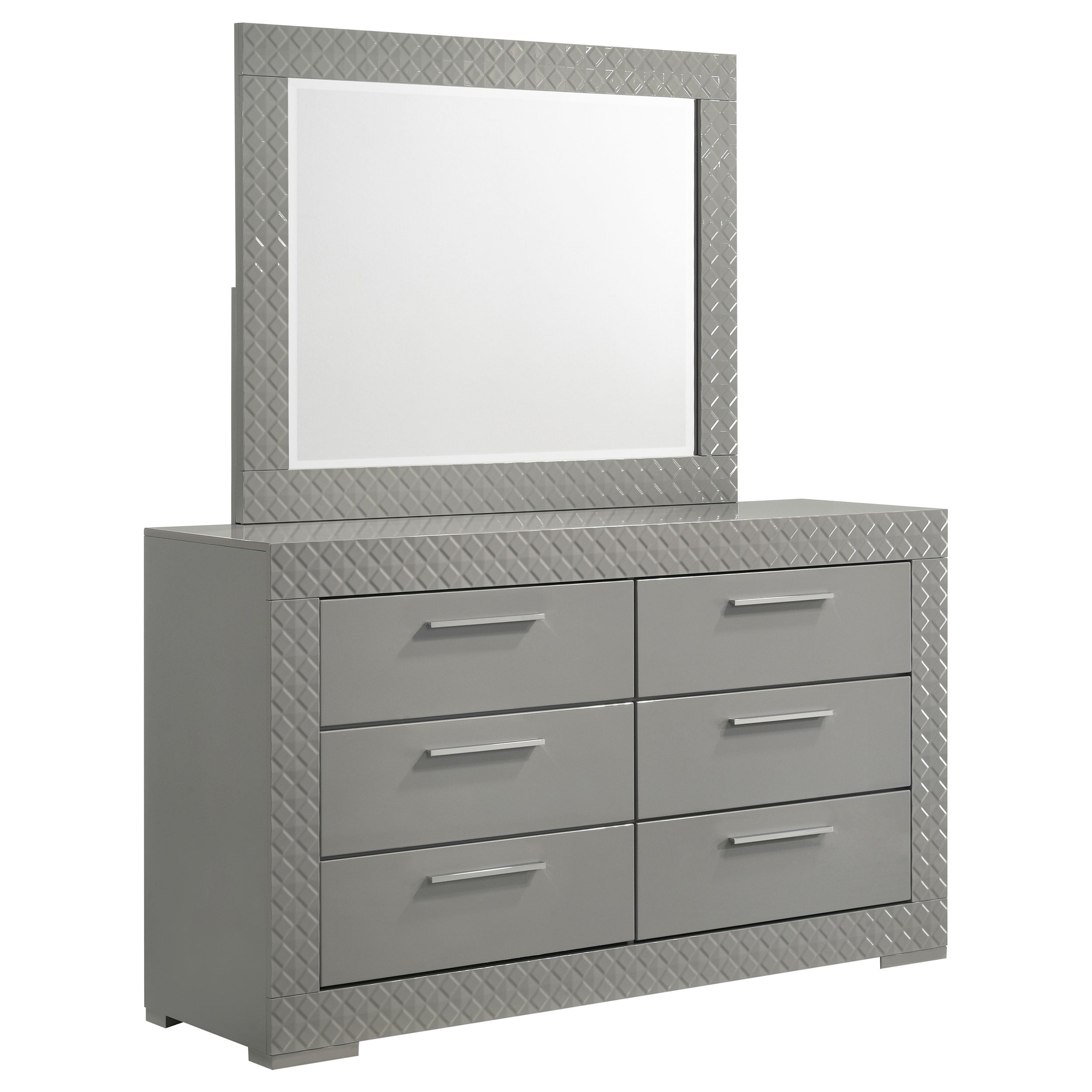 Ives Dresser with Mirror - Ideal Furniture (Fresno,CA)