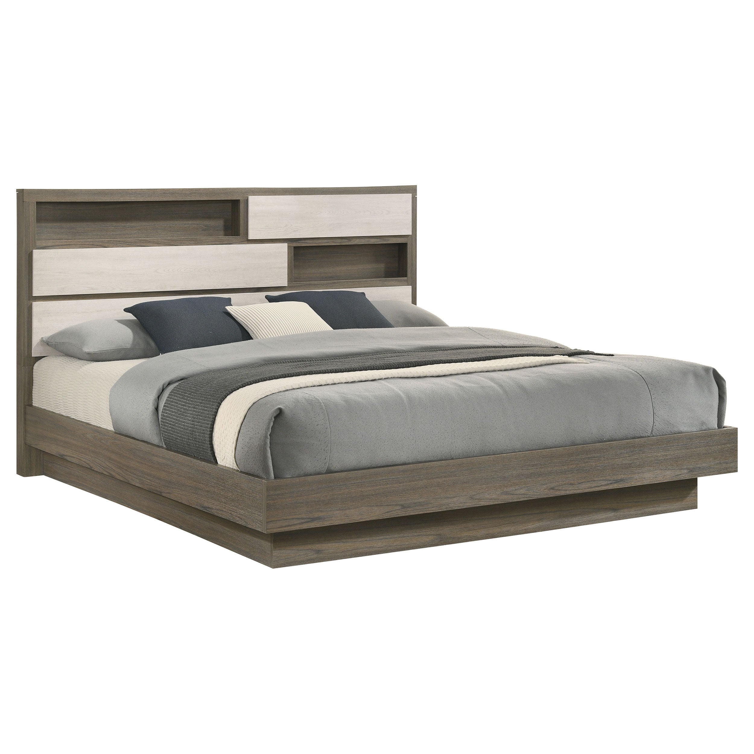 Fenwick Bookcase Platform Bed - Ideal Furniture (Fresno,CA)