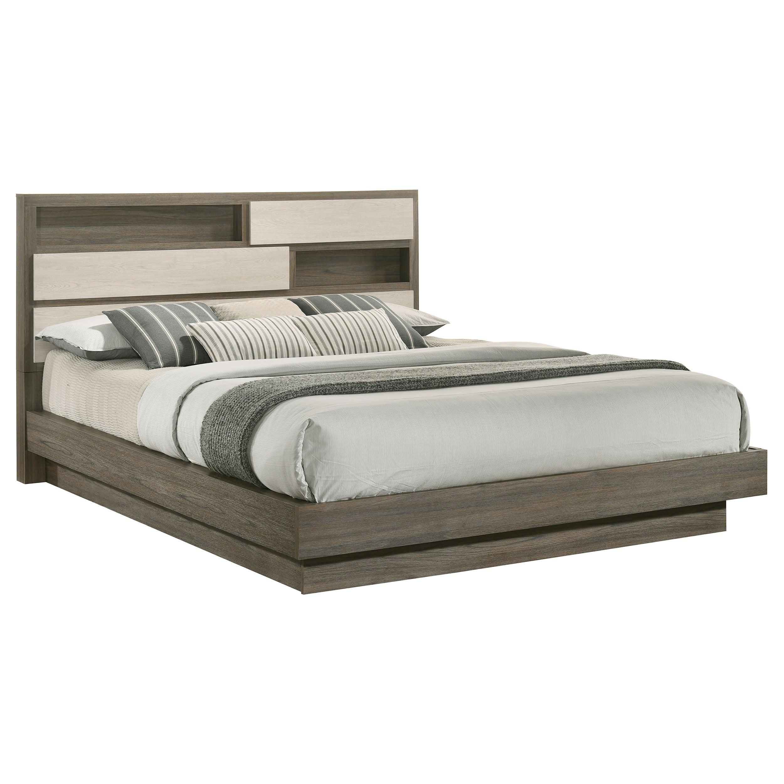 Fenwick Bookcase Platform Bed - Ideal Furniture (Fresno,CA)