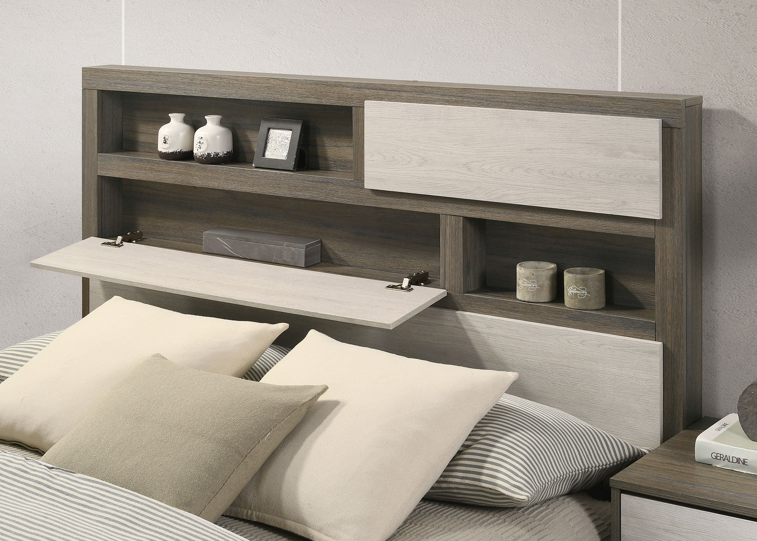 Fenwick Bookcase Platform Bed - Ideal Furniture (Fresno,CA)