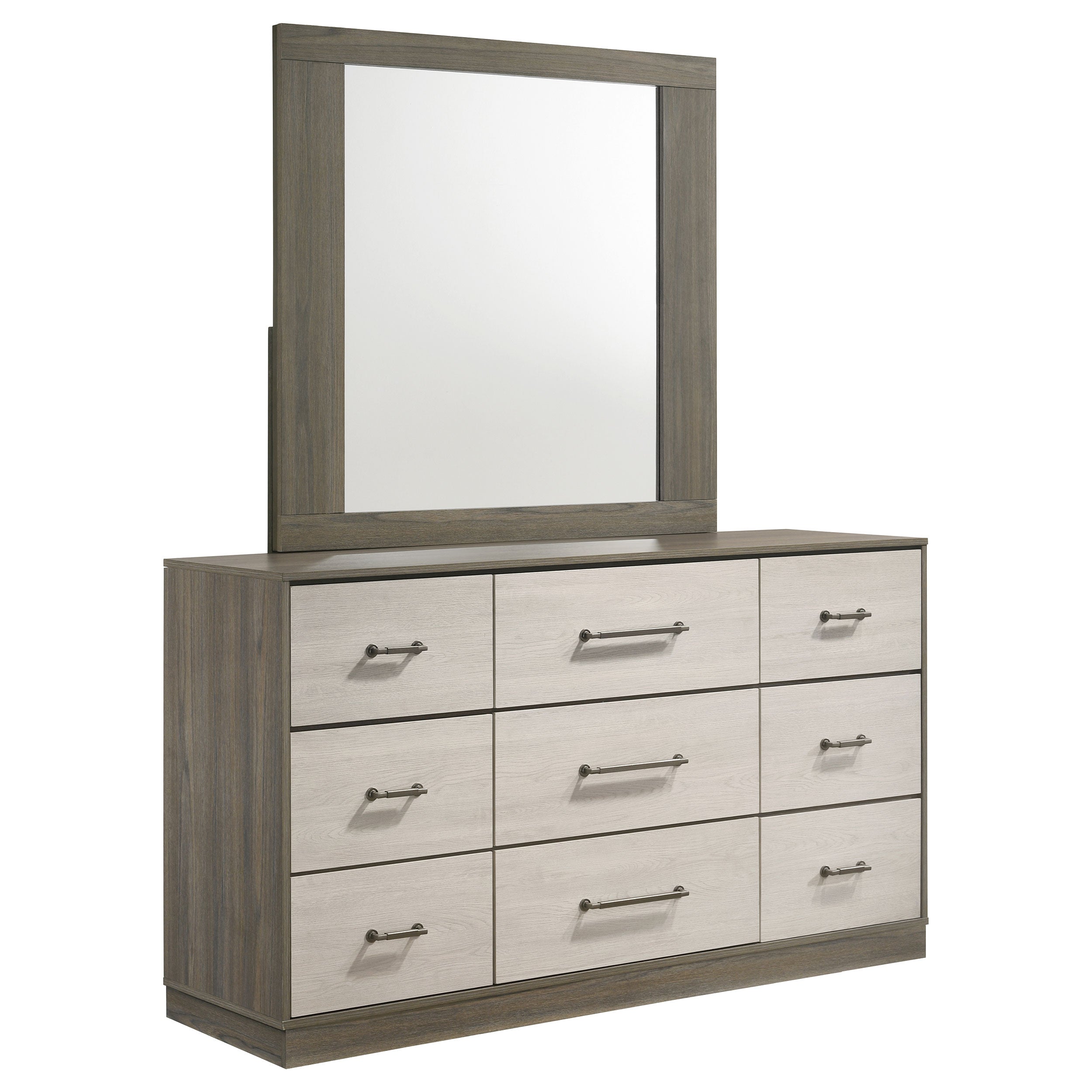 Fenwick Dresser with Mirror - Ideal Furniture (Fresno,CA)