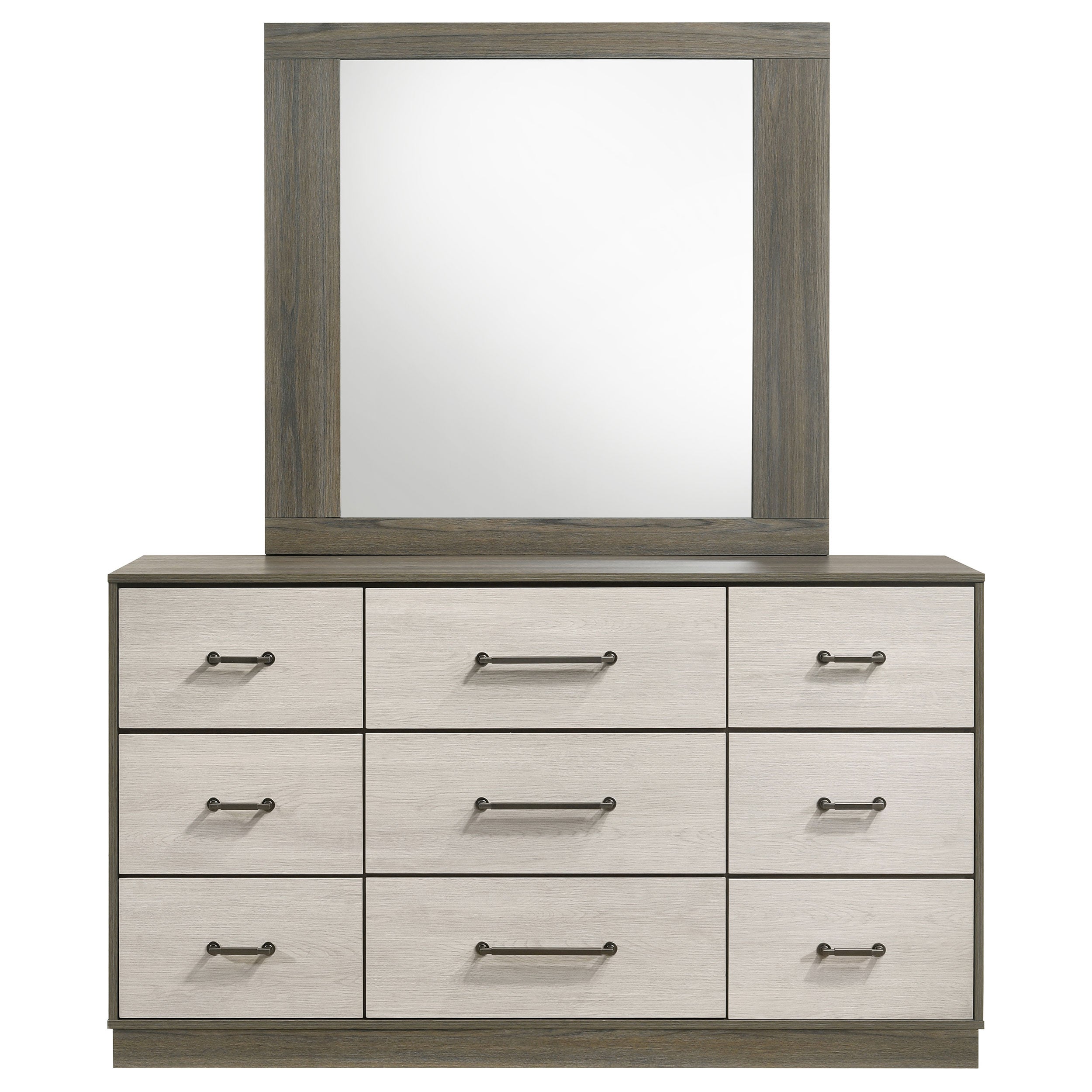 Fenwick Dresser with Mirror - Ideal Furniture (Fresno,CA)