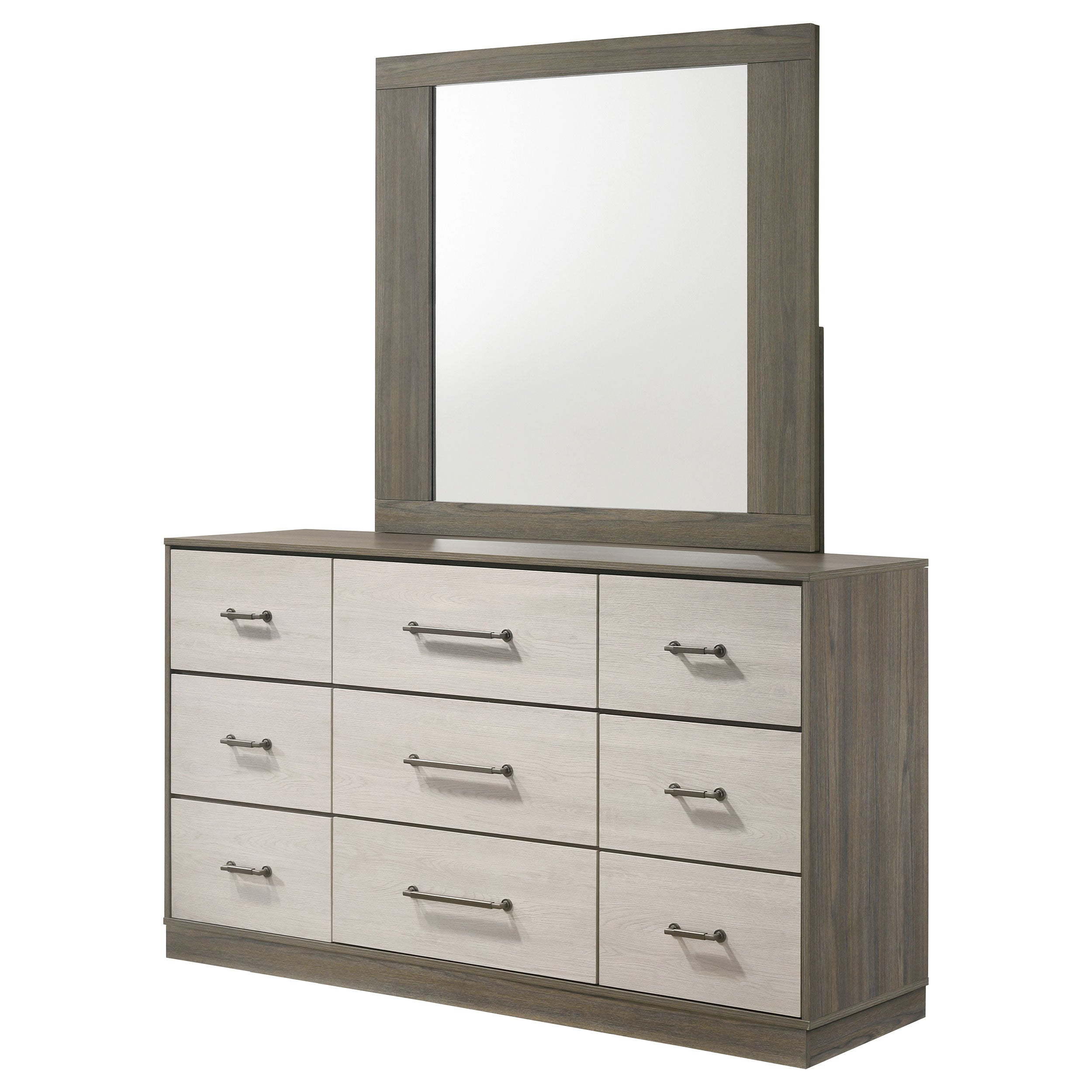 Fenwick Dresser with Mirror - Ideal Furniture (Fresno,CA)