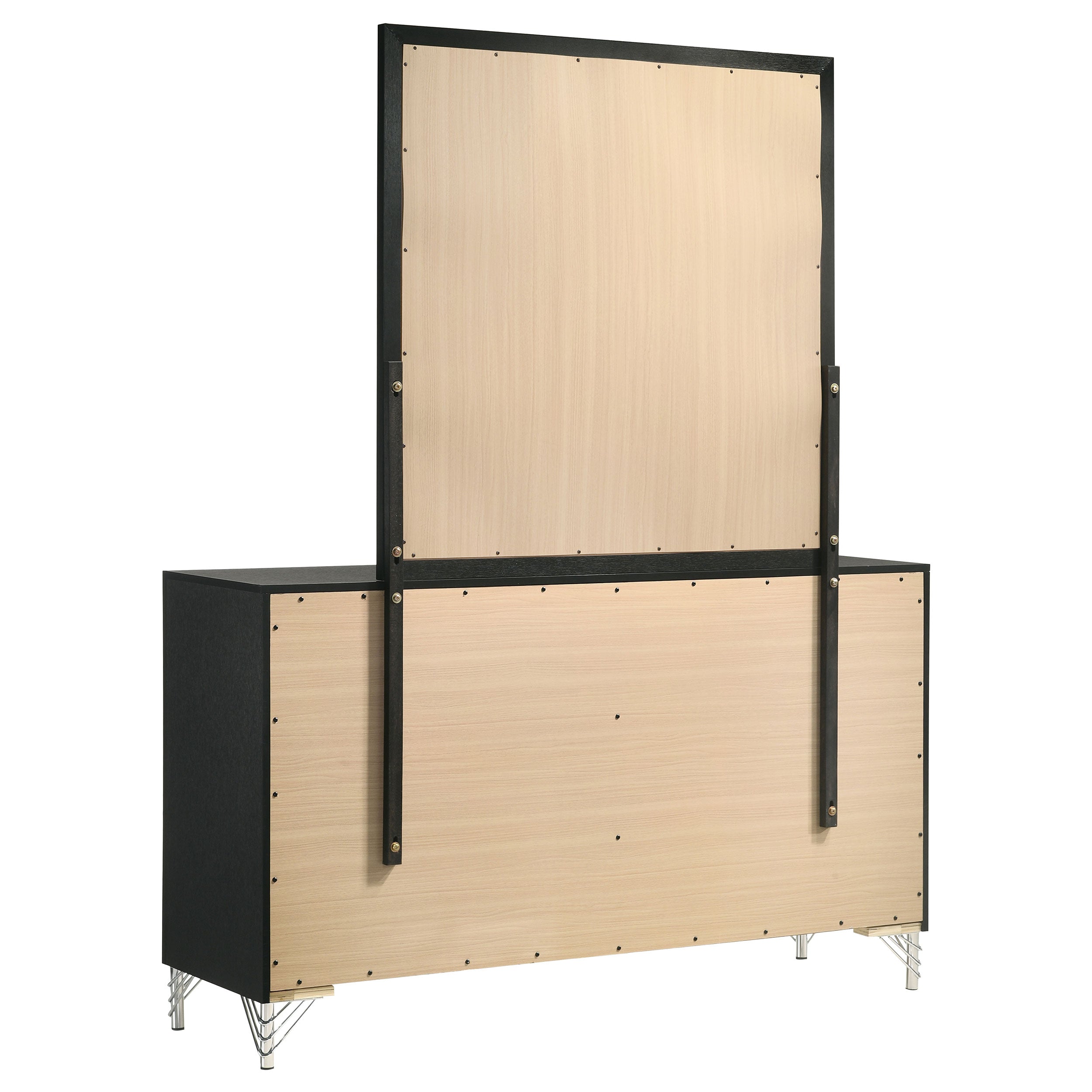 Lucia Dresser with Mirror - Ideal Furniture (Fresno,CA)