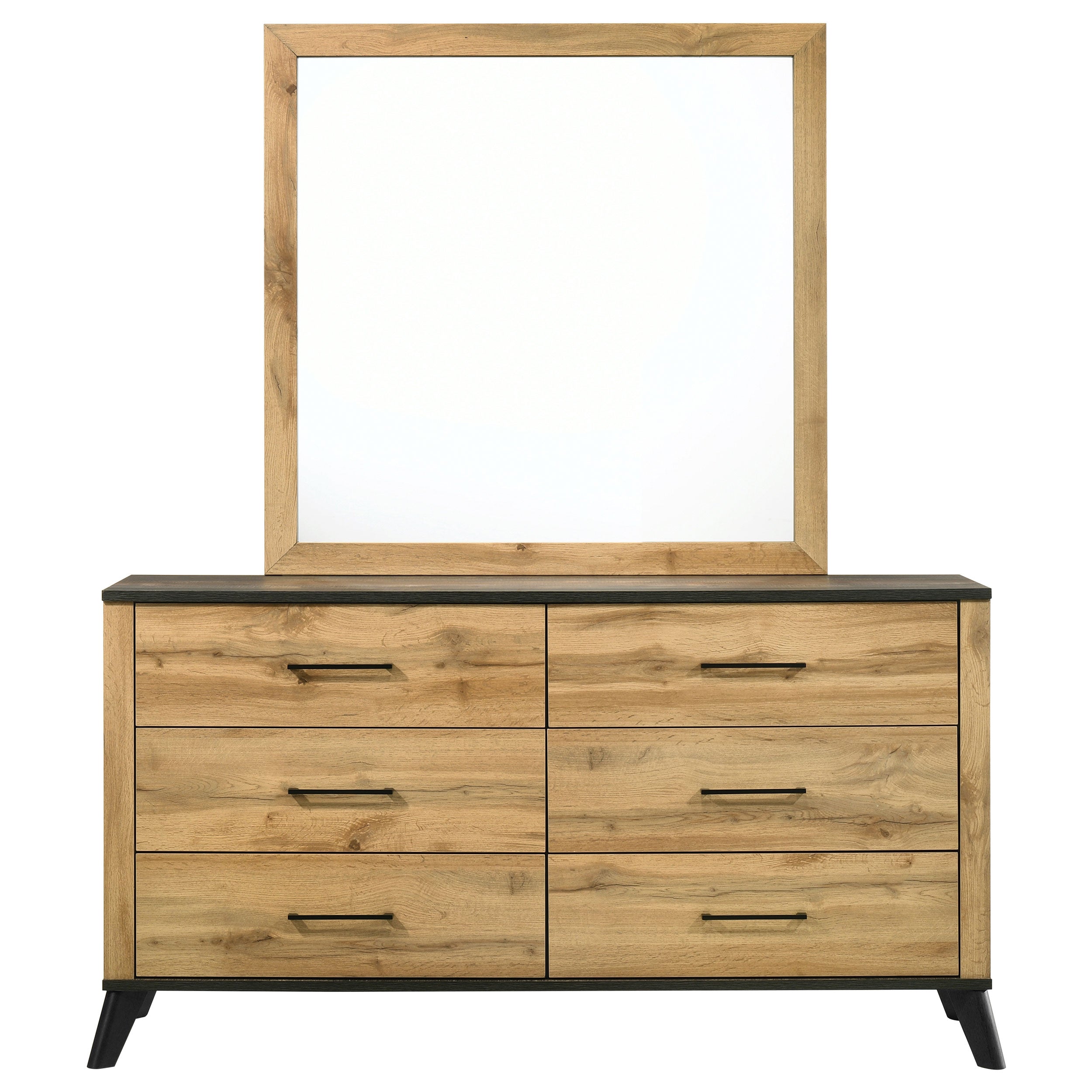 Kaywood Dresser with Mirror - Ideal Furniture (Fresno,CA)