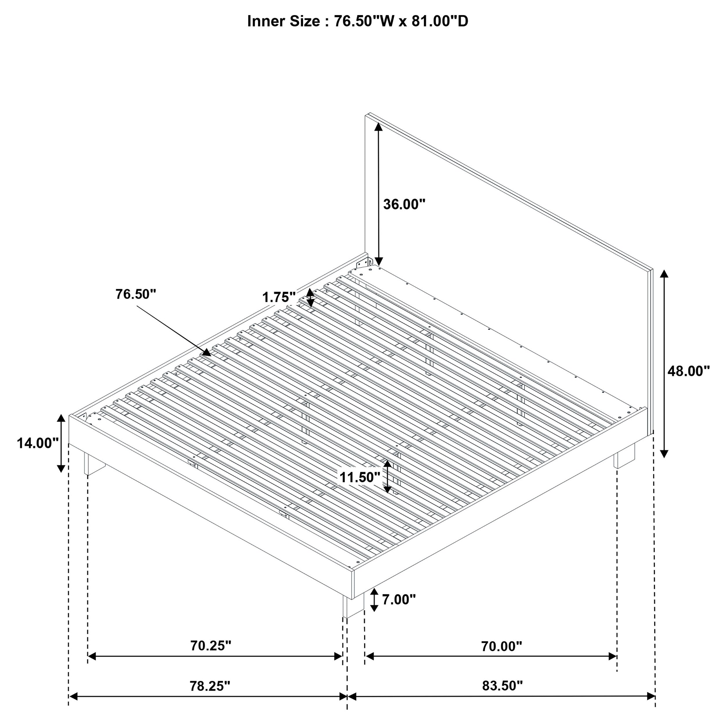 Glenwood Panel Platform Bed - Ideal Furniture (Fresno,CA)
