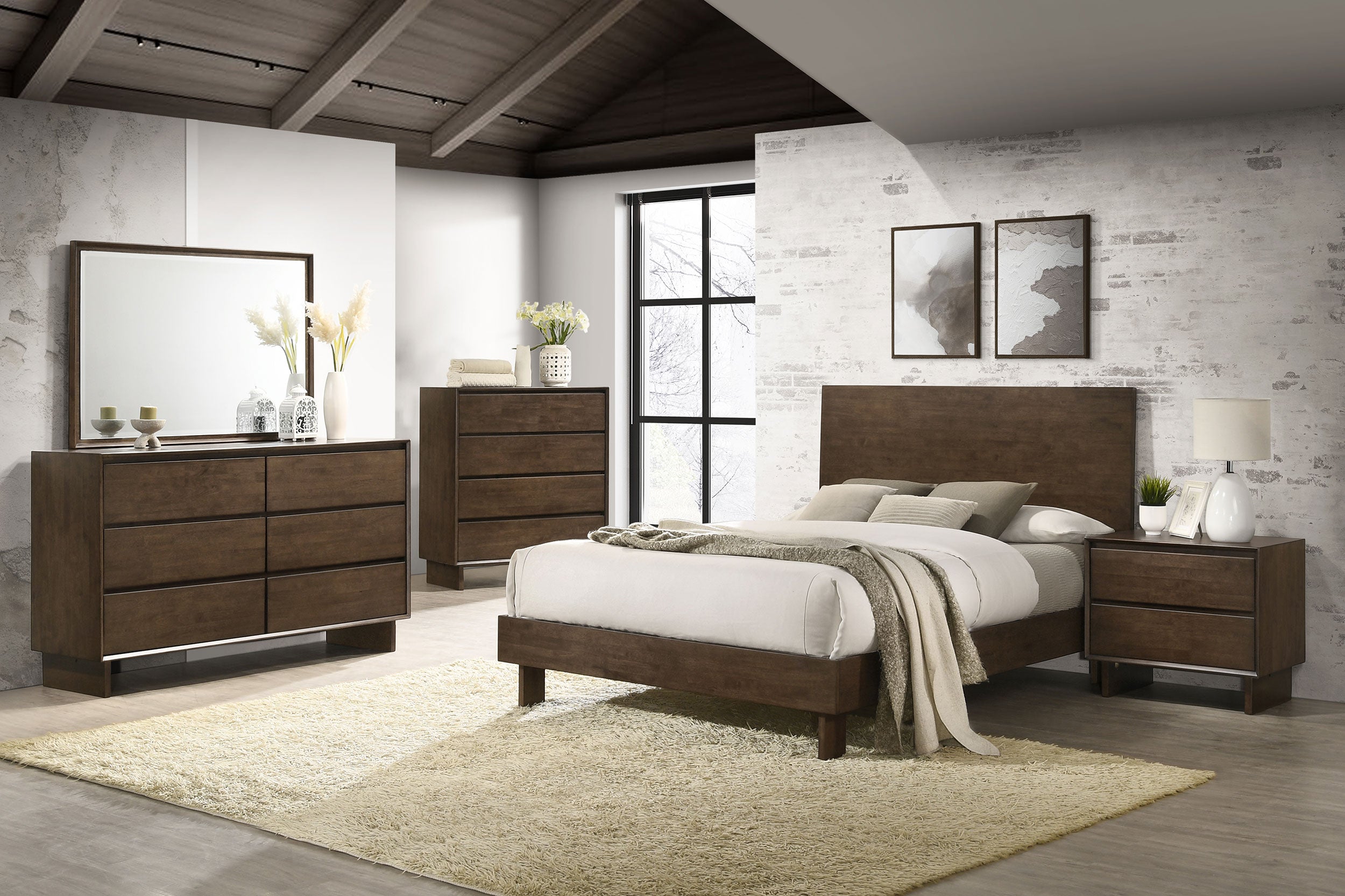 Glenwood Panel Platform Bed - Ideal Furniture (Fresno,CA)