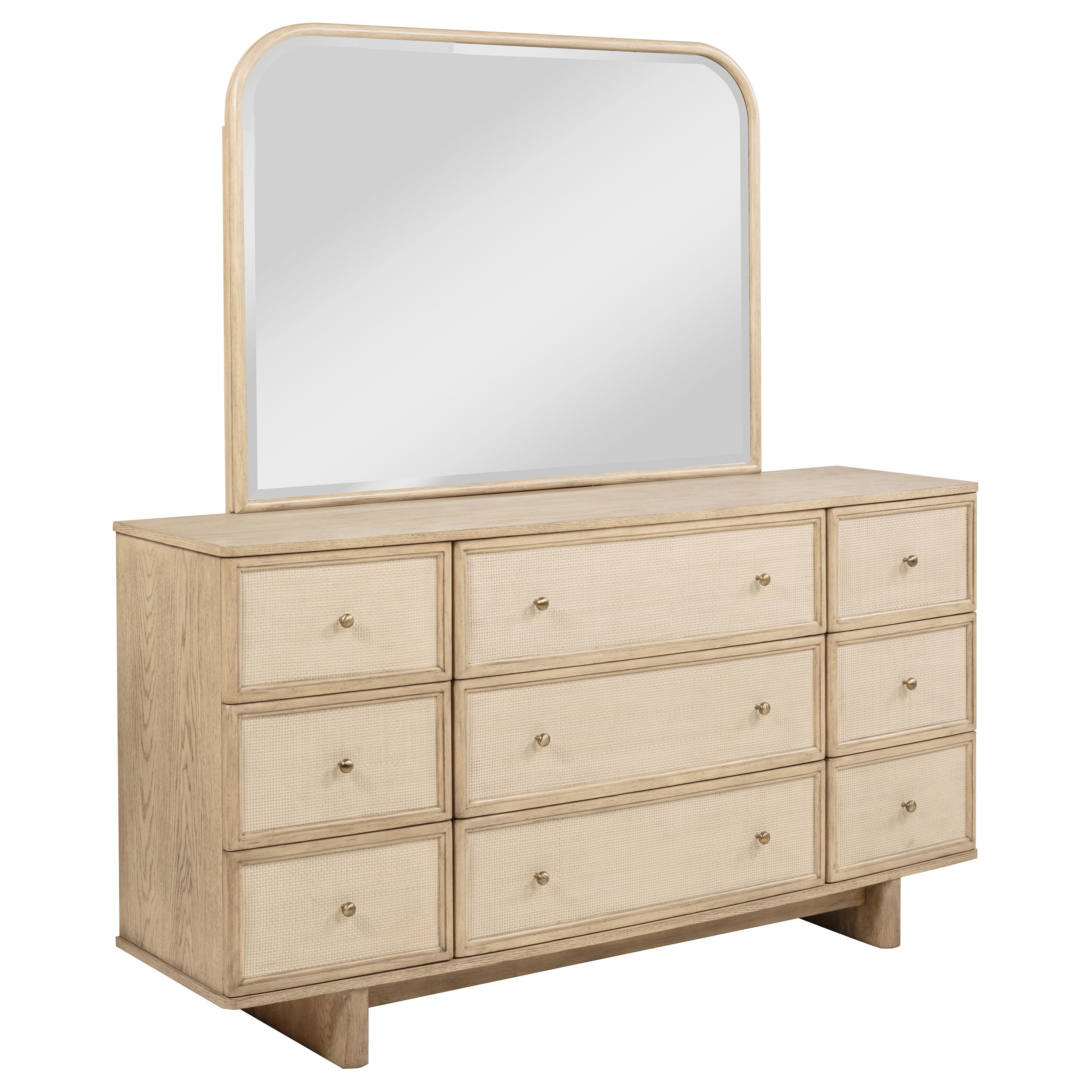Kailani Dresser with Mirror - Ideal Furniture (Fresno,CA)