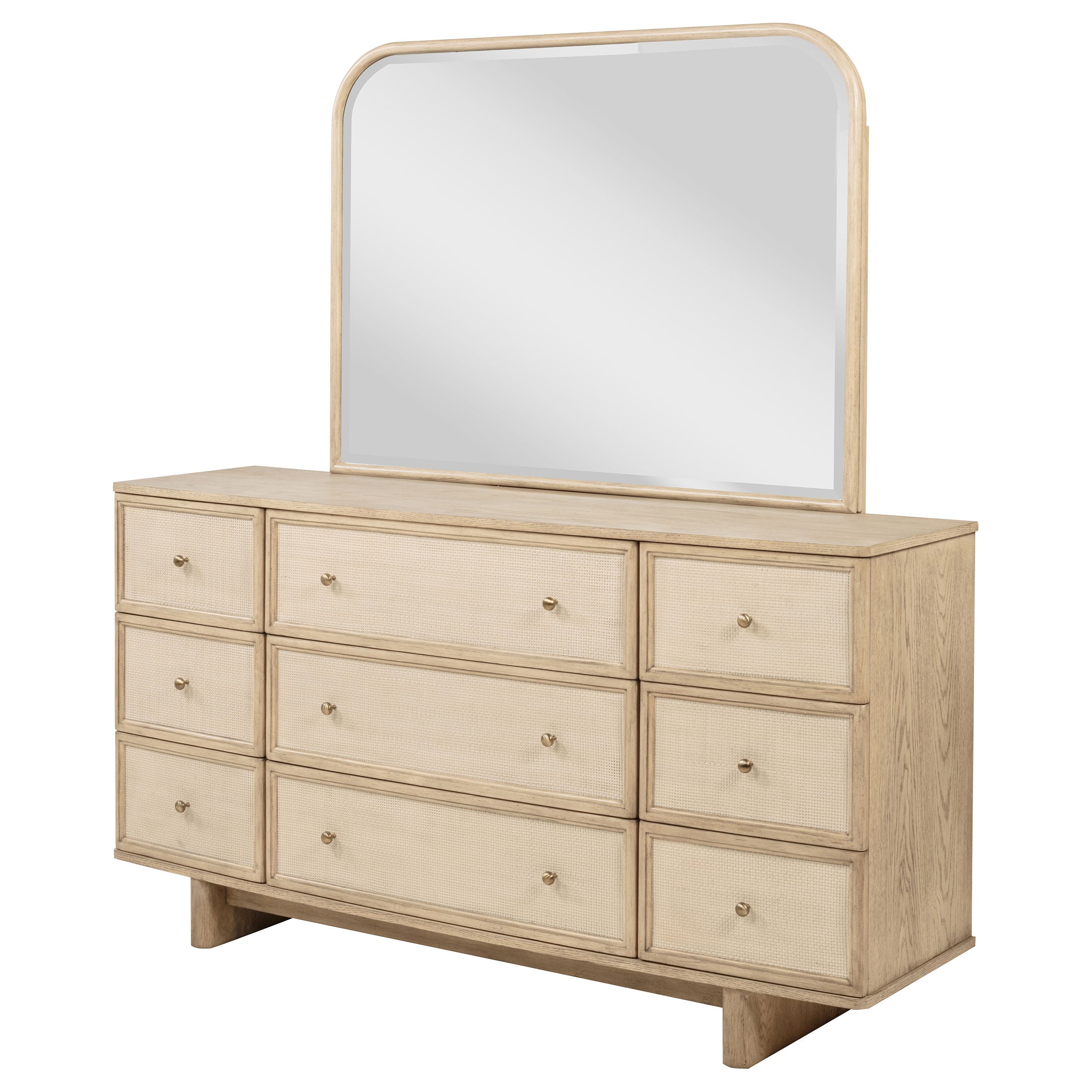 Kailani Dresser with Mirror - Ideal Furniture (Fresno,CA)