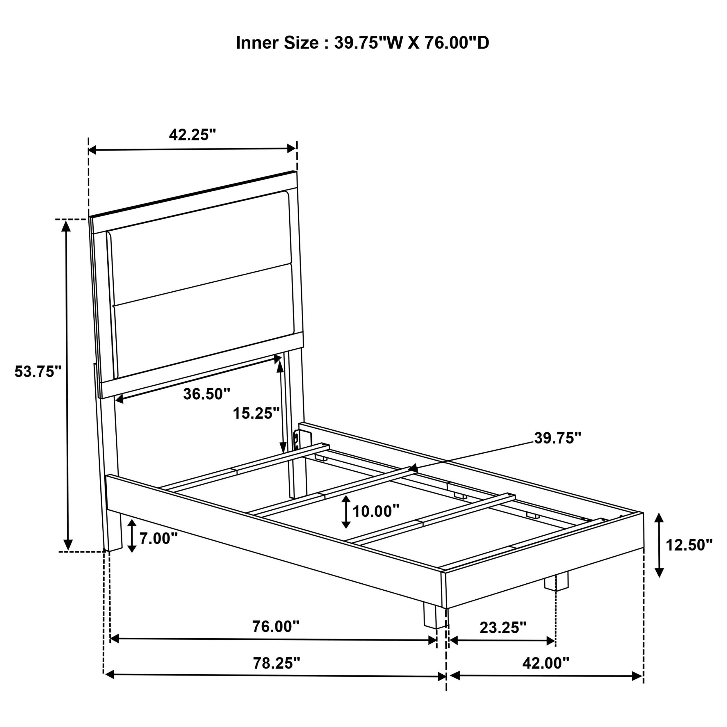 Trenton Panel Bed - Ideal Furniture (Fresno,CA)