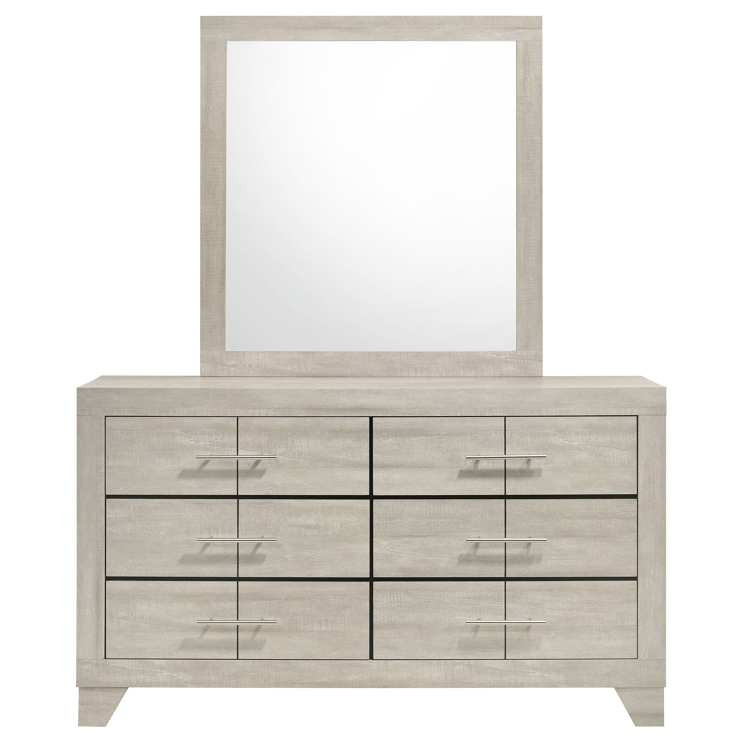 Trenton Dresser with Mirror - Ideal Furniture (Fresno,CA)