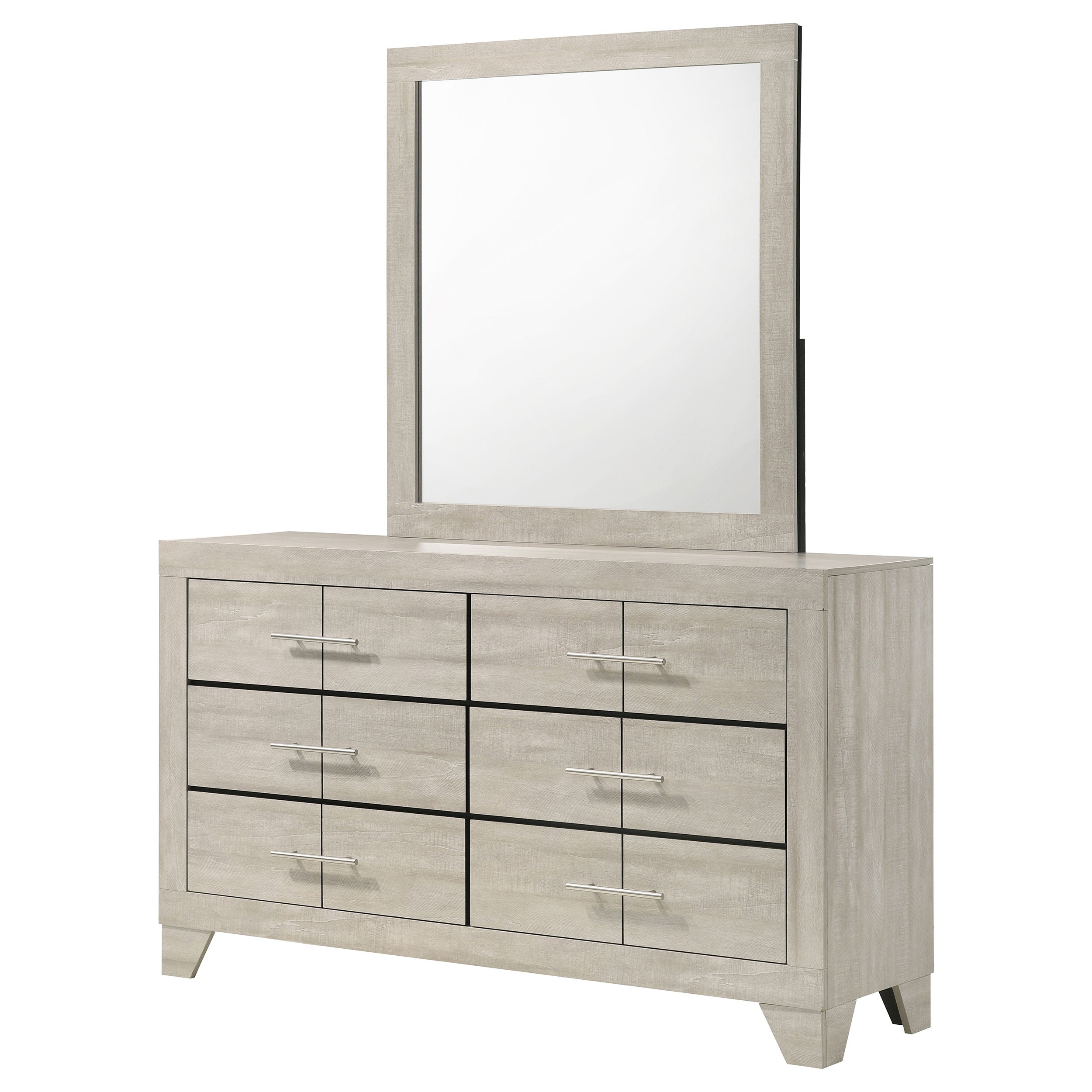 Trenton Dresser with Mirror - Ideal Furniture (Fresno,CA)