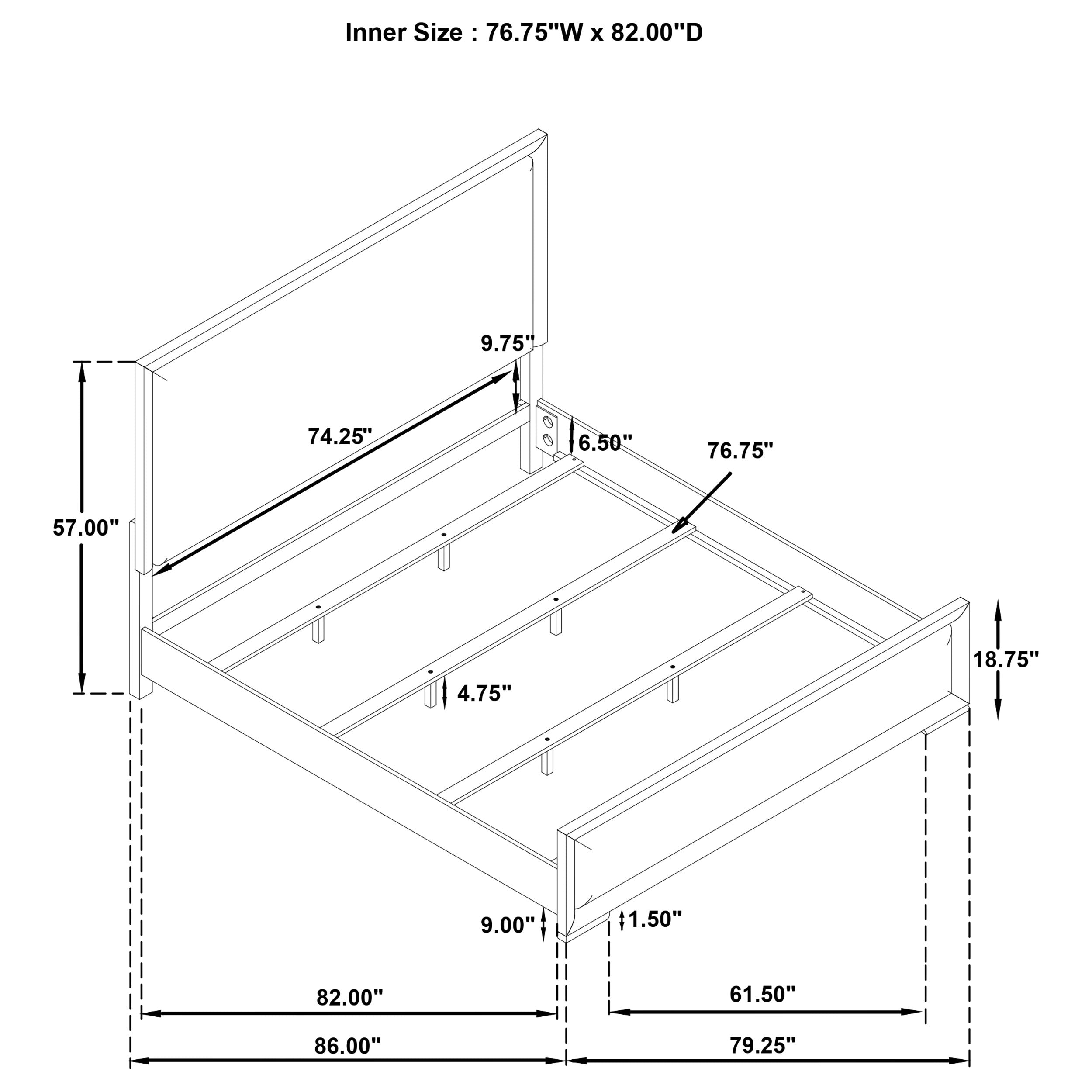 Gracemont Panel Bed - Ideal Furniture (Fresno,CA)