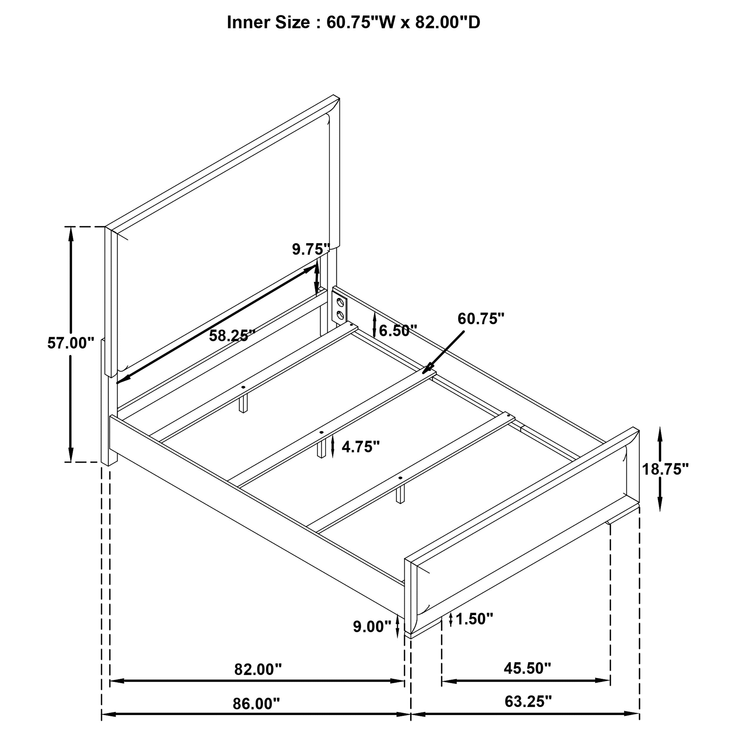 Gracemont Panel Bed - Ideal Furniture (Fresno,CA)