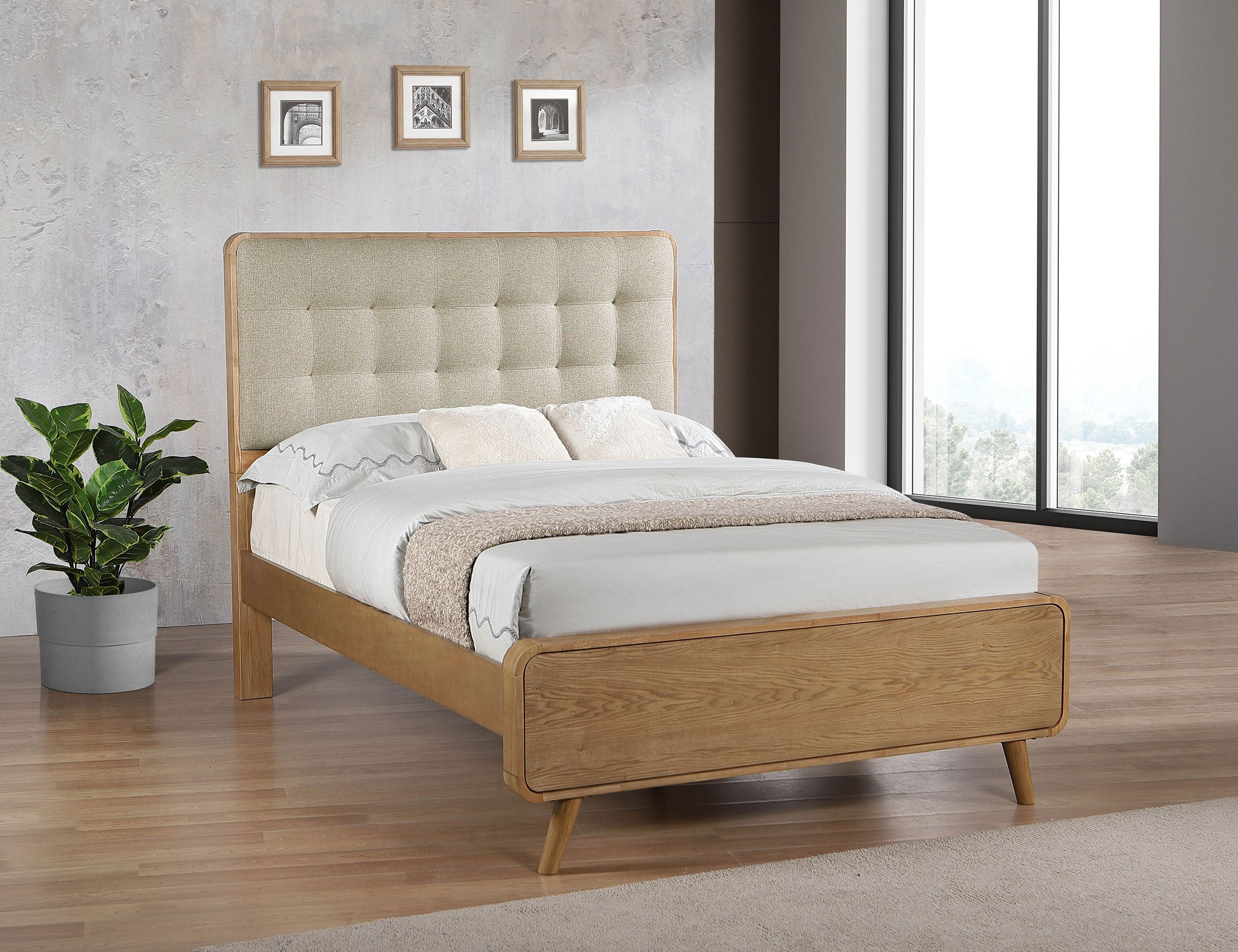 Robyn Panel Platform Bed - Ideal Furniture (Fresno,CA)