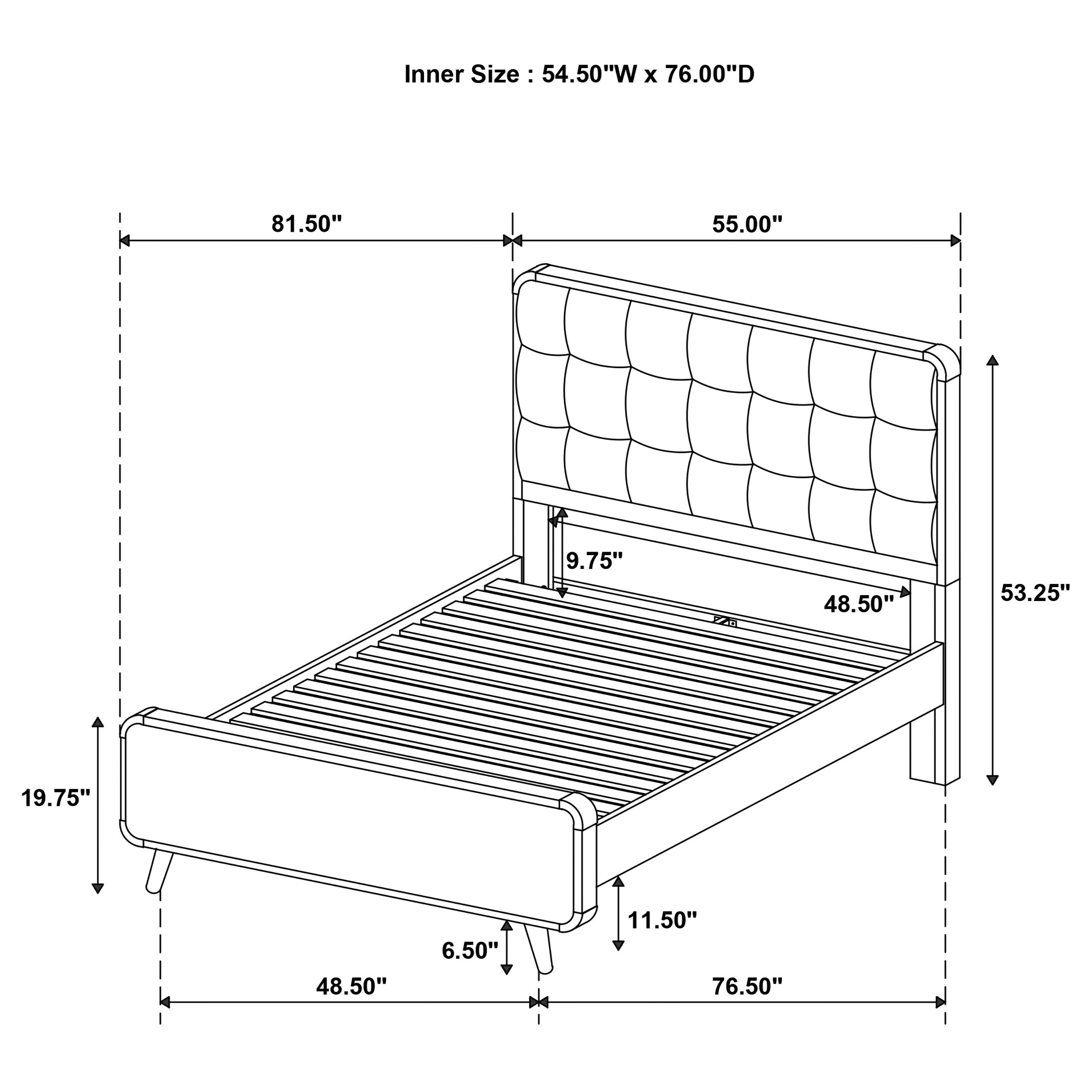 Robyn Panel Platform Bed - Ideal Furniture (Fresno,CA)