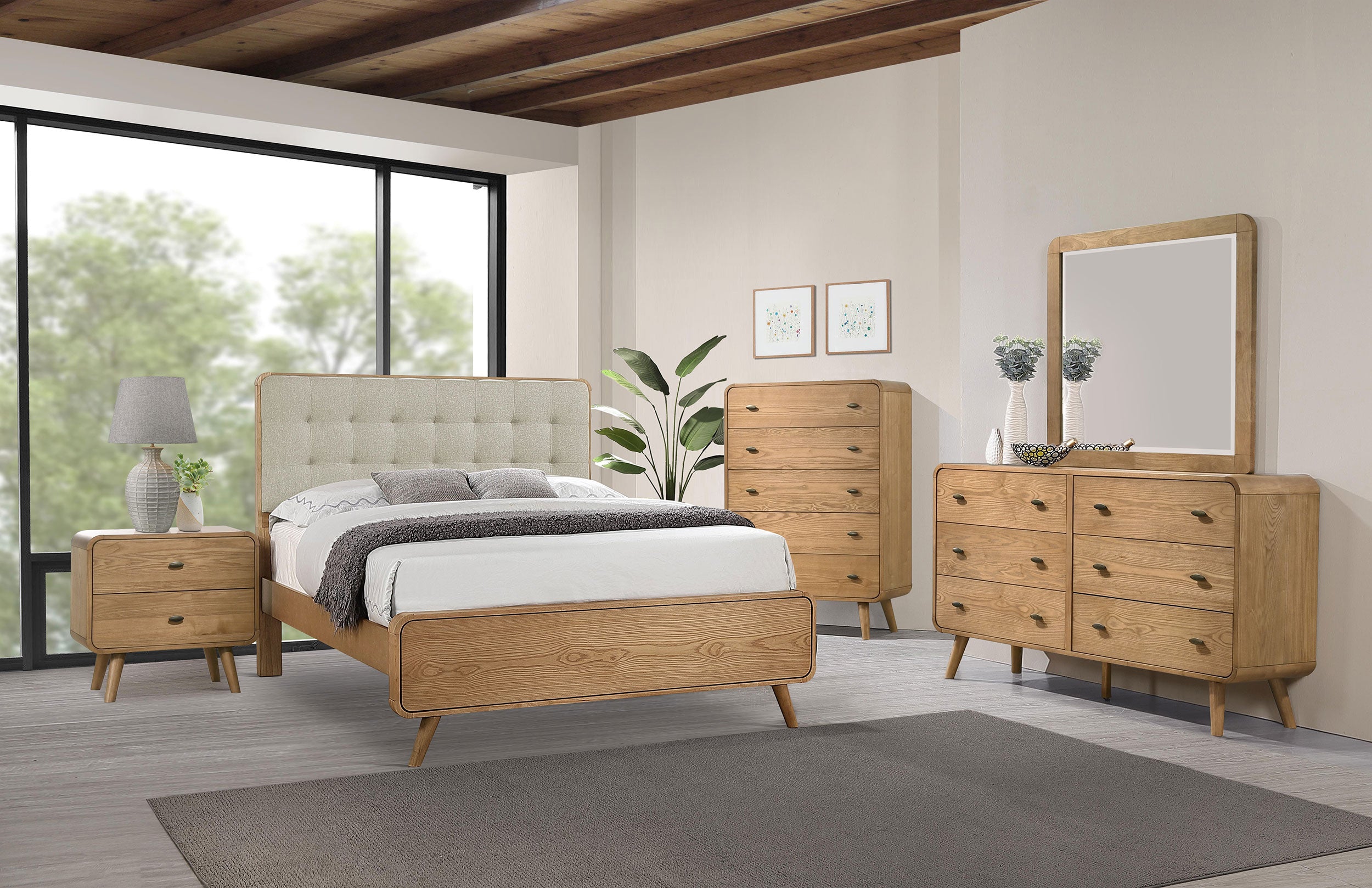 Robyn Panel Platform Bed - Ideal Furniture (Fresno,CA)