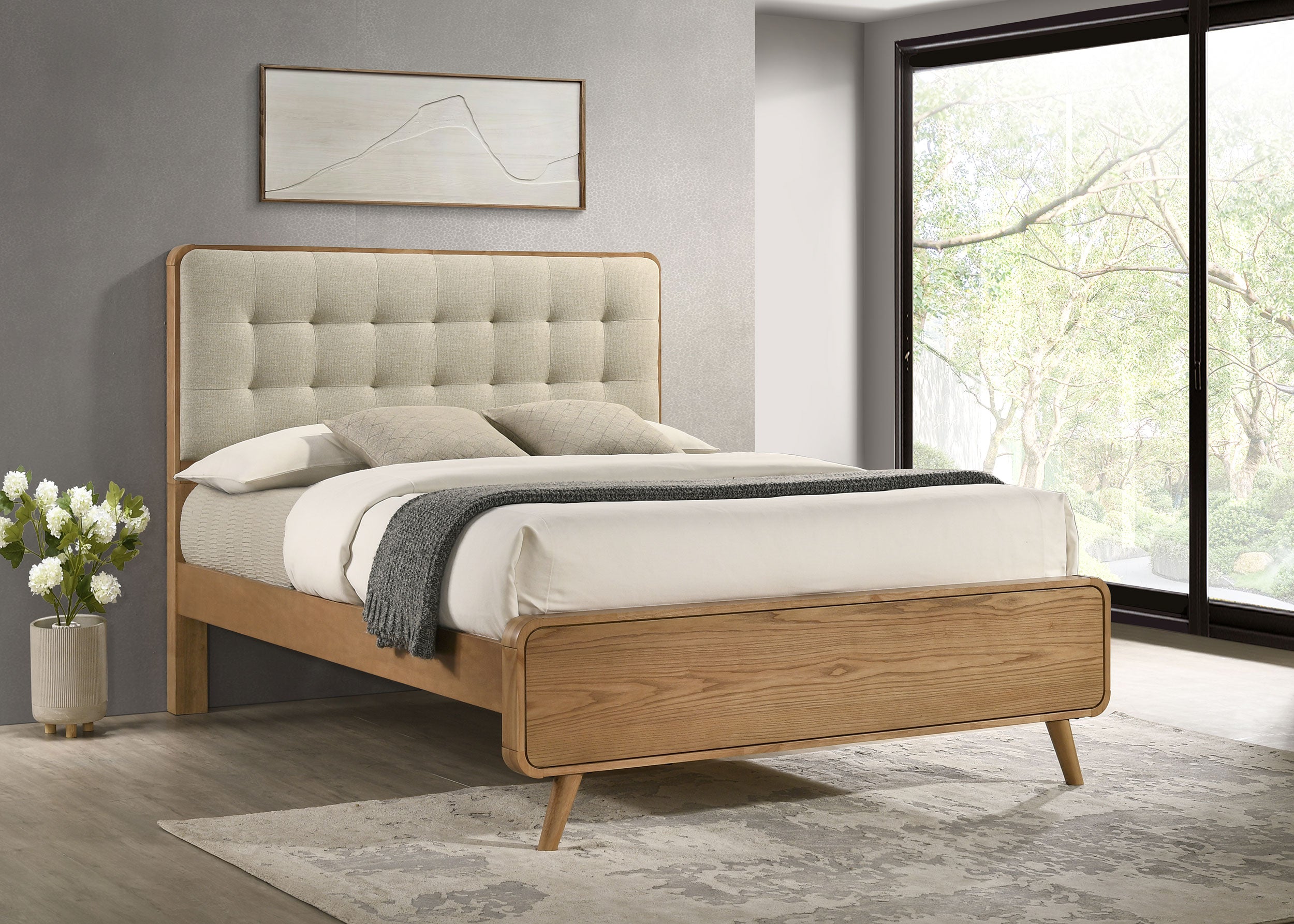 Robyn Panel Platform Bed - Ideal Furniture (Fresno,CA)