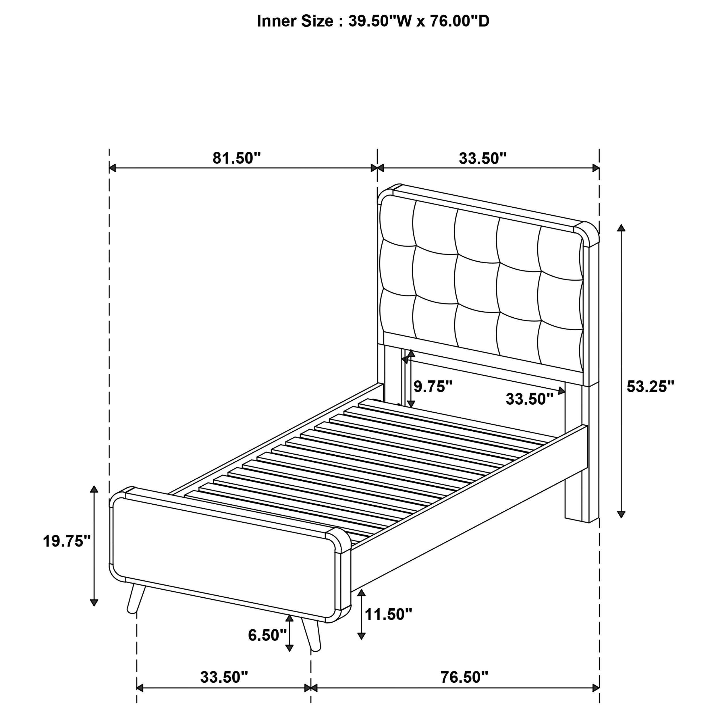 Robyn Panel Platform Bed - Ideal Furniture (Fresno,CA)