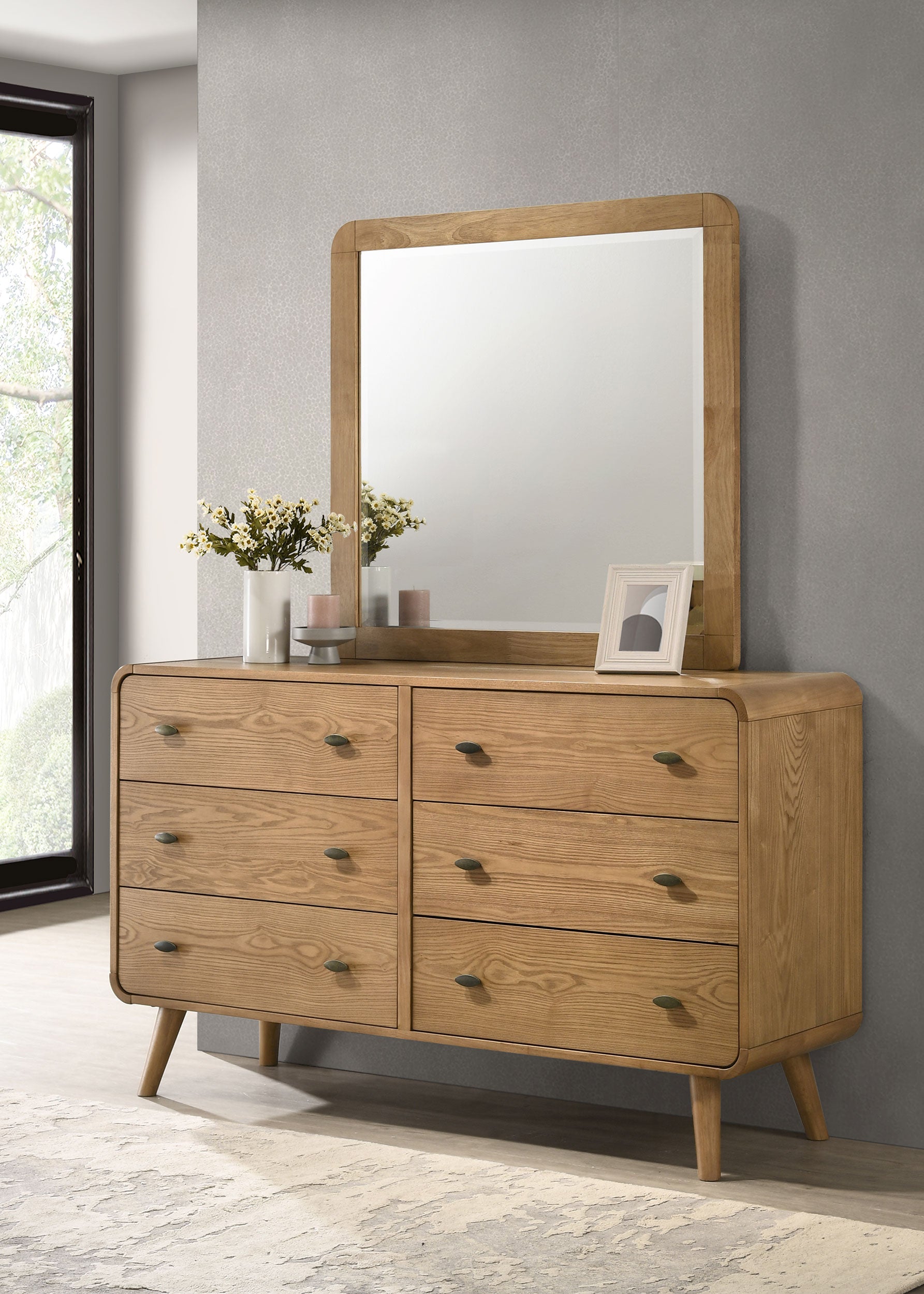 Robyn Dresser with Mirror - Ideal Furniture (Fresno,CA)