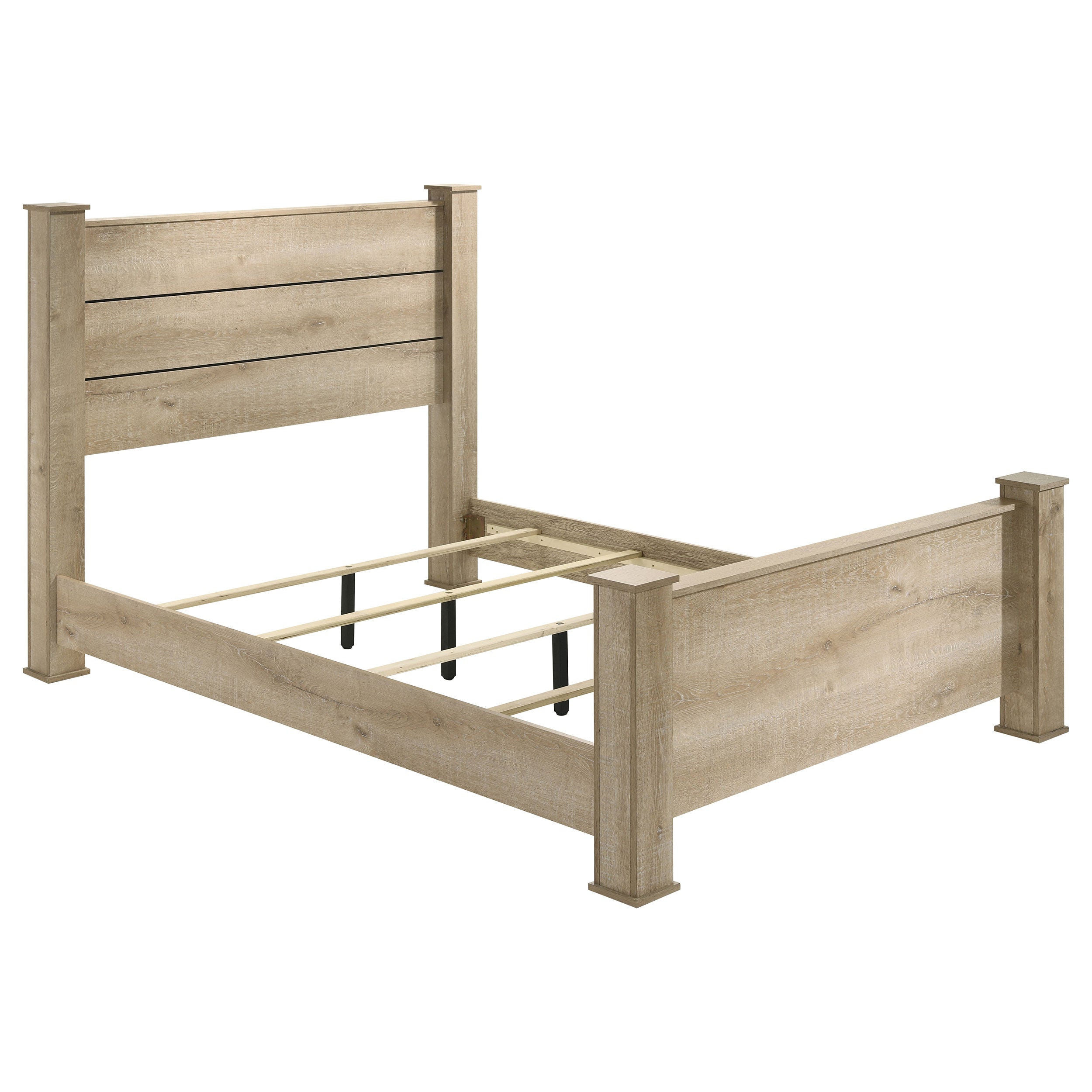 Oakglen Panel Bed - Ideal Furniture (Fresno,CA)