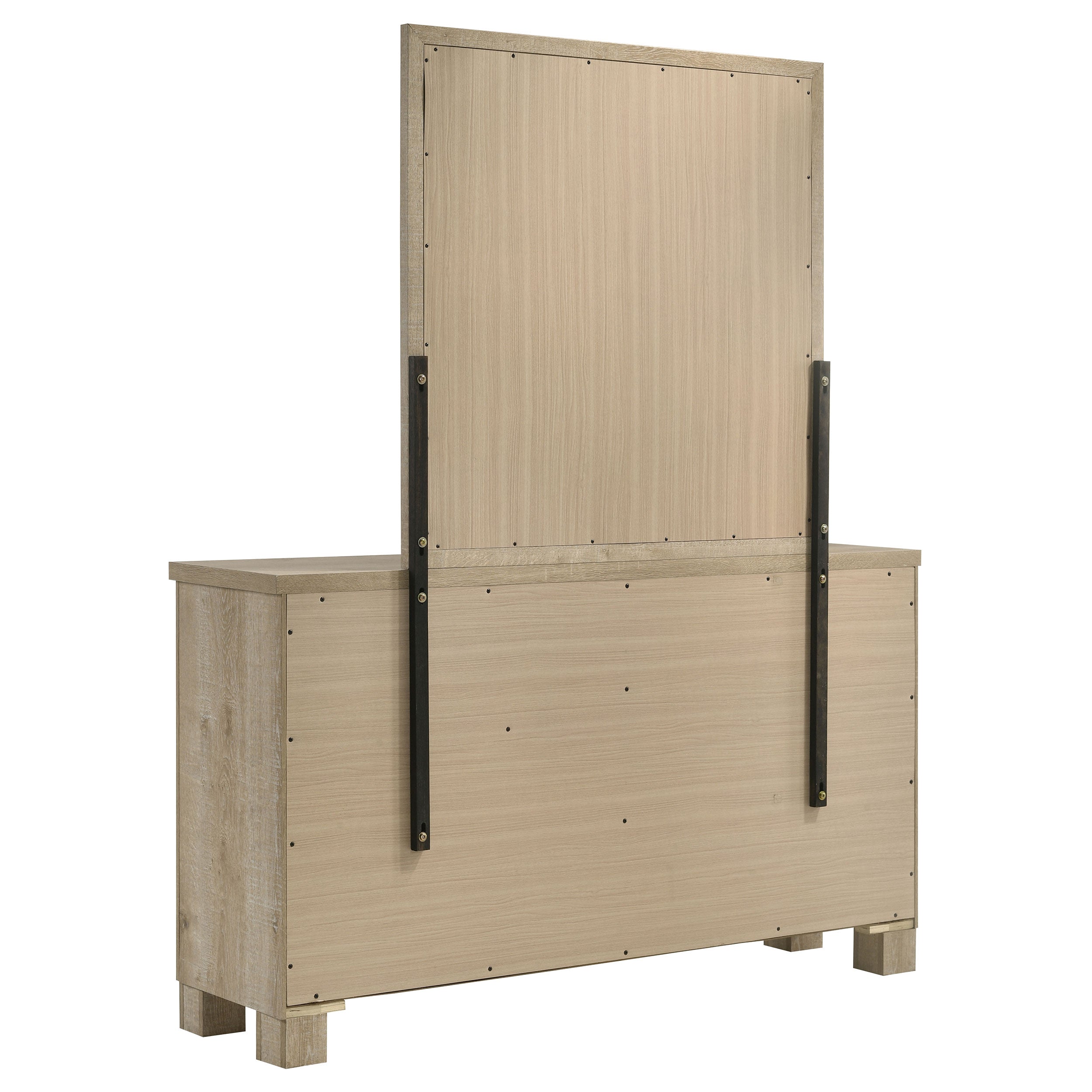 Oakglen Dresser with Mirror - Ideal Furniture (Fresno,CA)