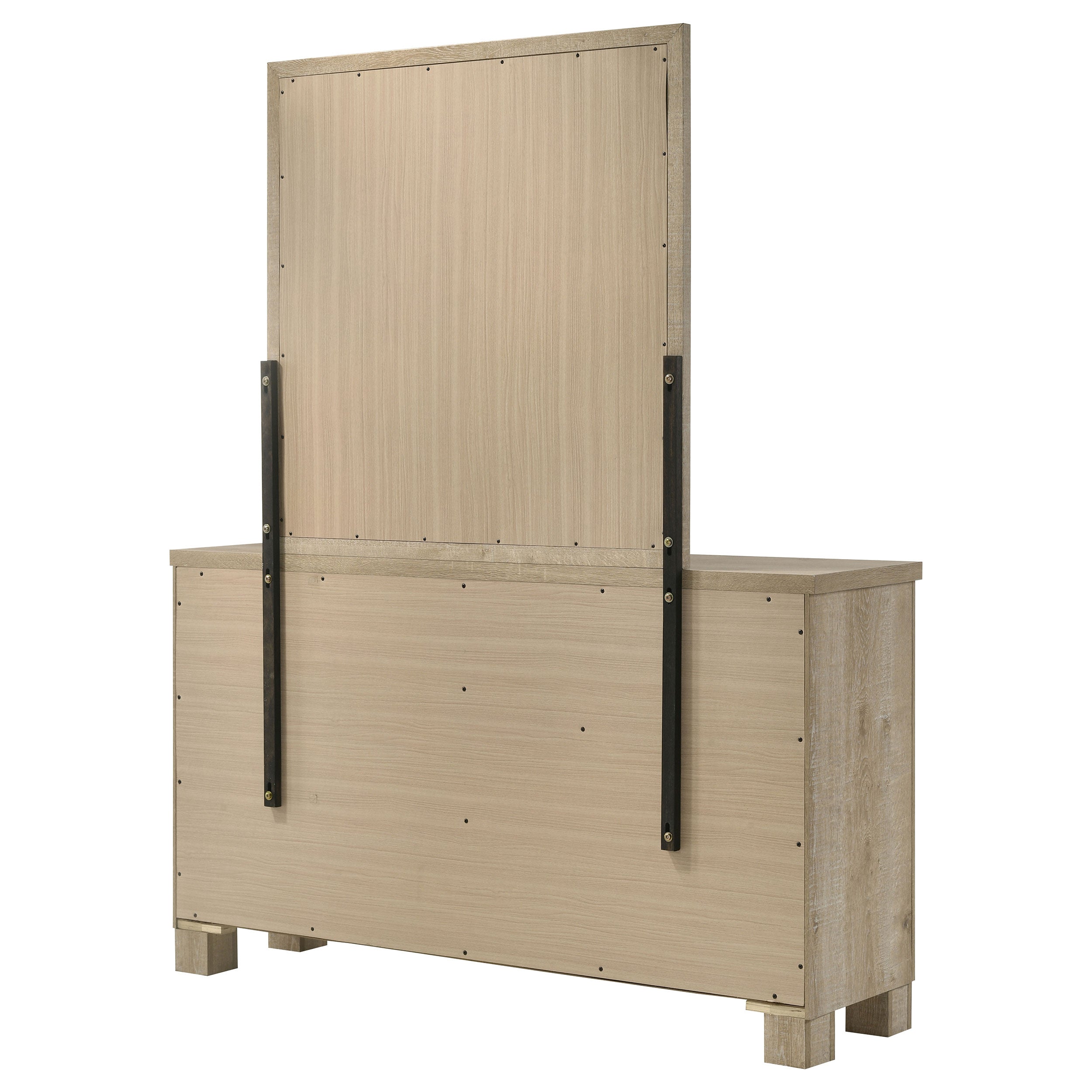 Oakglen Dresser with Mirror - Ideal Furniture (Fresno,CA)