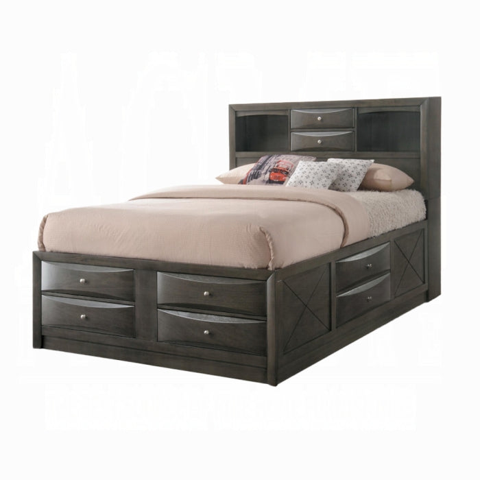 Ireland Bed With Storage - Ideal Furniture (Fresno,CA)
