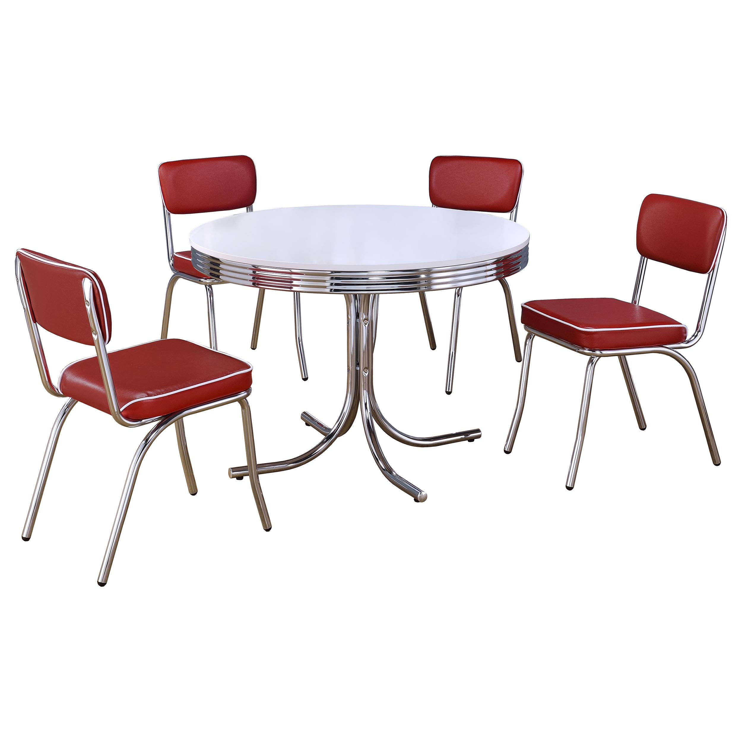 Retro Dining Set - Ideal Furniture (Fresno,CA)