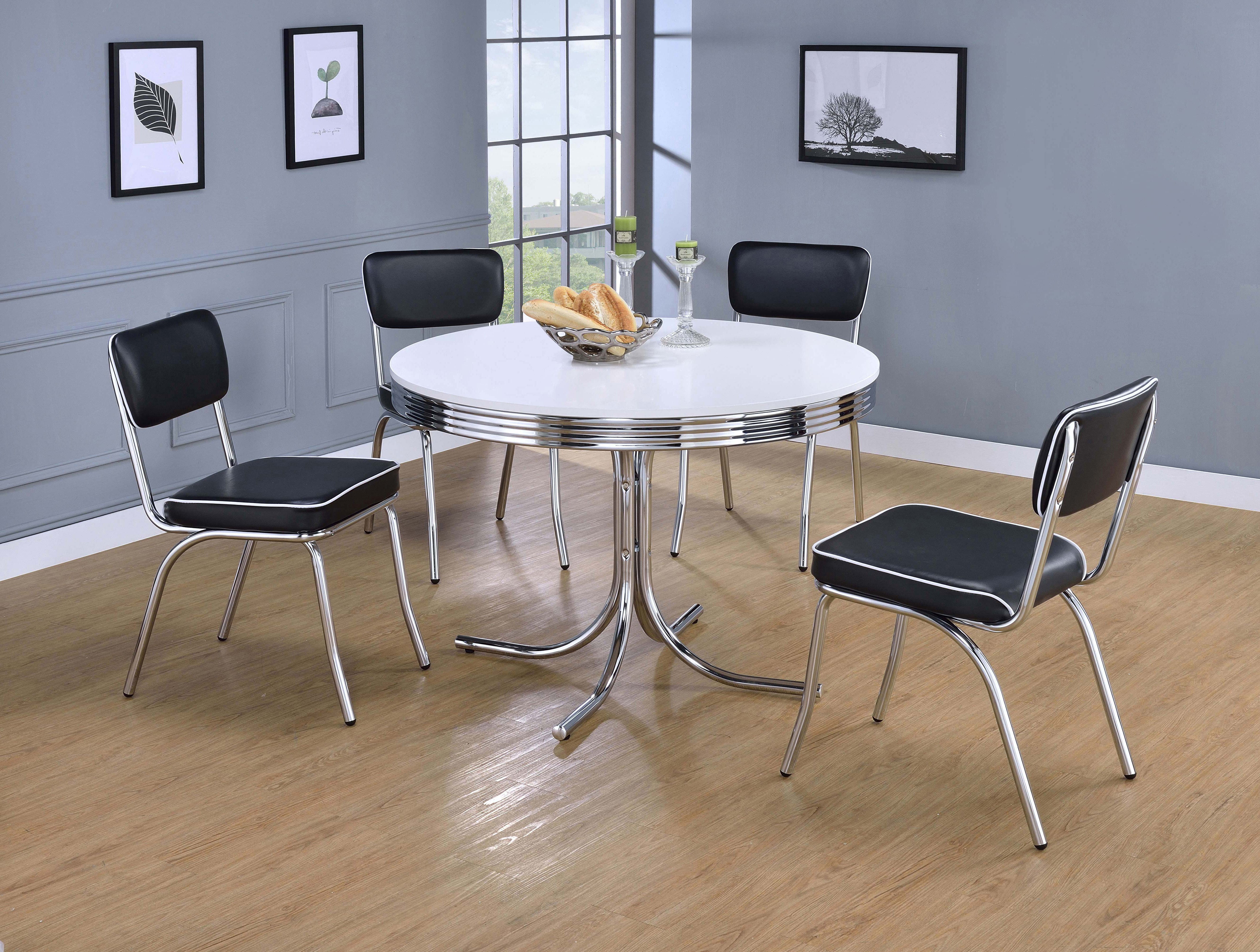 Retro Dining Set - Ideal Furniture (Fresno,CA)