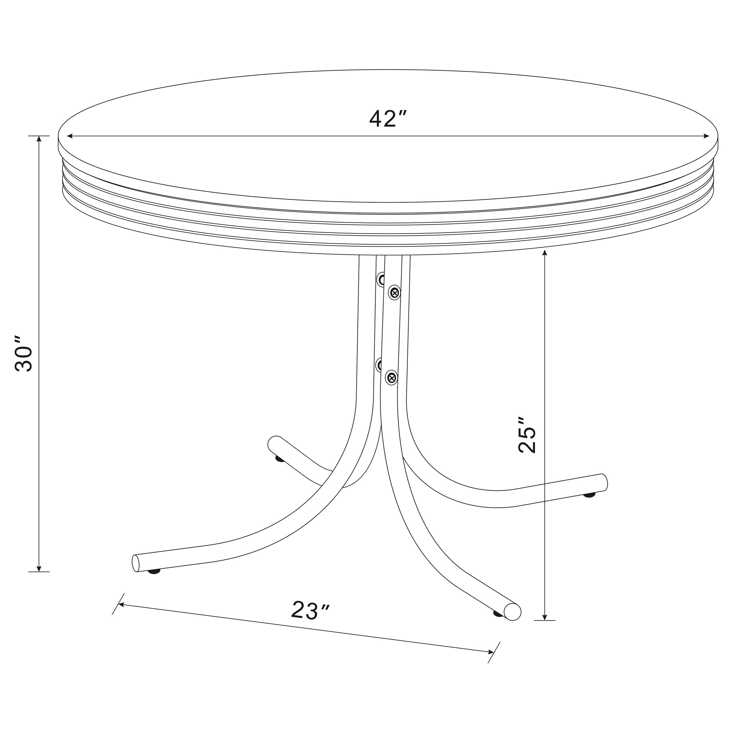 Retro Dining Table - Ideal Furniture (Fresno,CA)