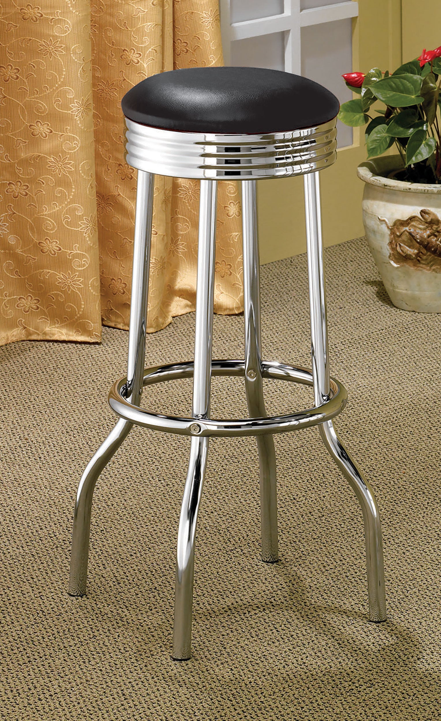 Retro Swivel Bar Stool - Ideal Furniture (Fresno,CA)