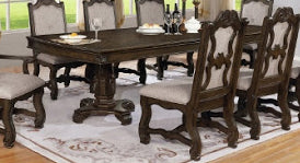 Crown Mark Neo Renaissance Rectangular Dining Table in Brown 2420T-44108