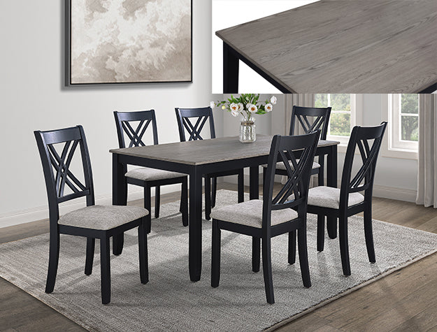 Eloise 7-pc Dinette Set - Ideal Furniture (Fresno,CA)