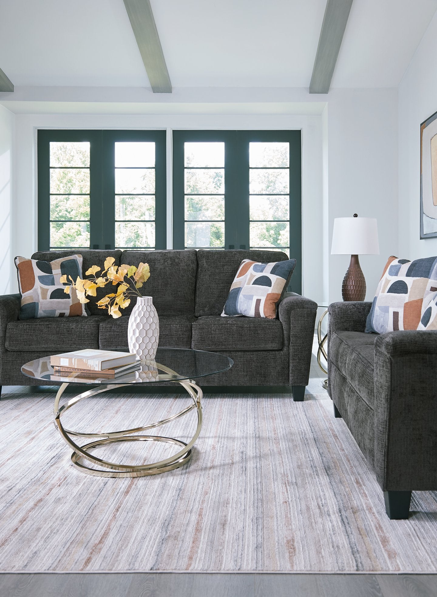 Erinslane Living Room Set - Ideal Furniture (Fresno,CA)
