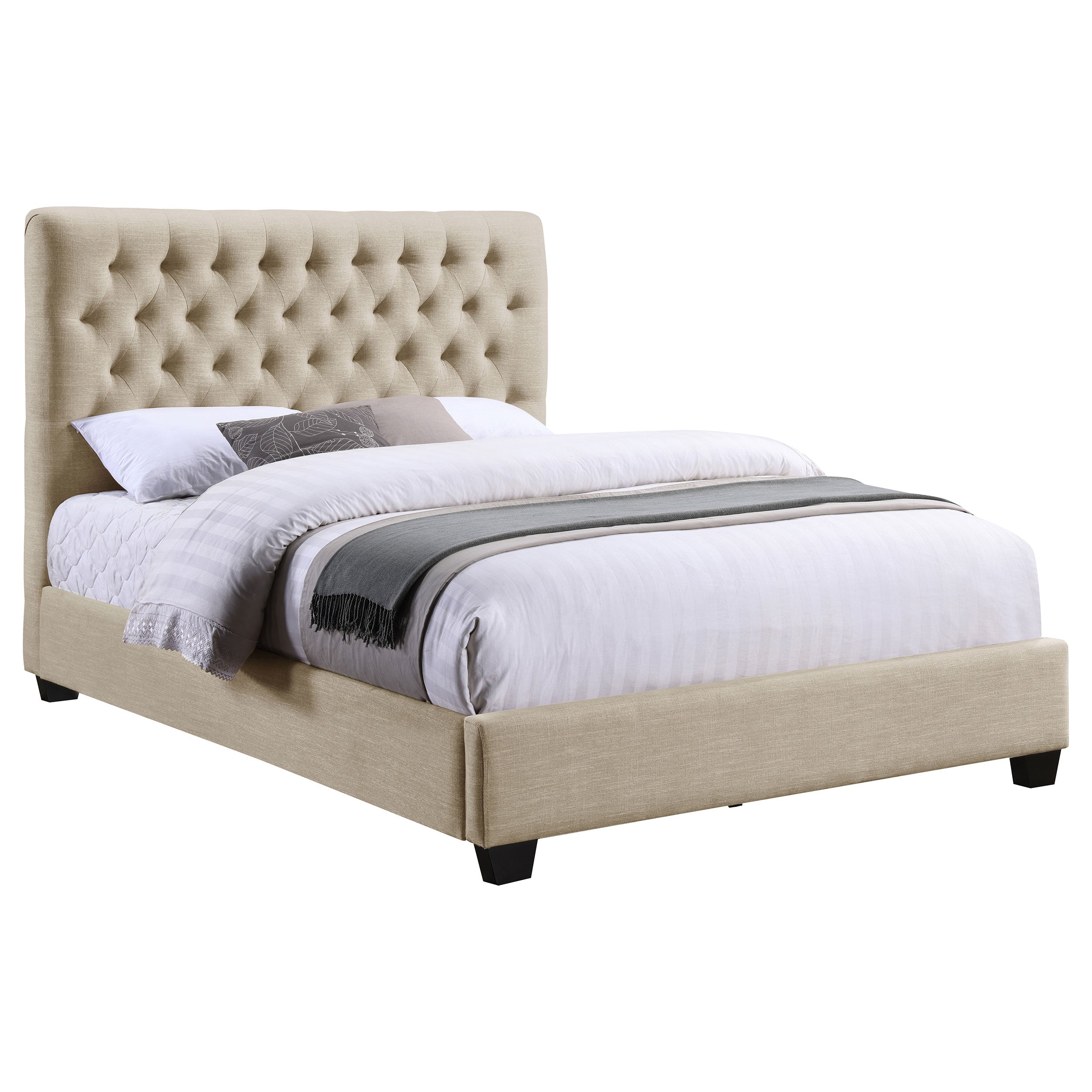 Chloe Panel Bed - Ideal Furniture (Fresno,CA)