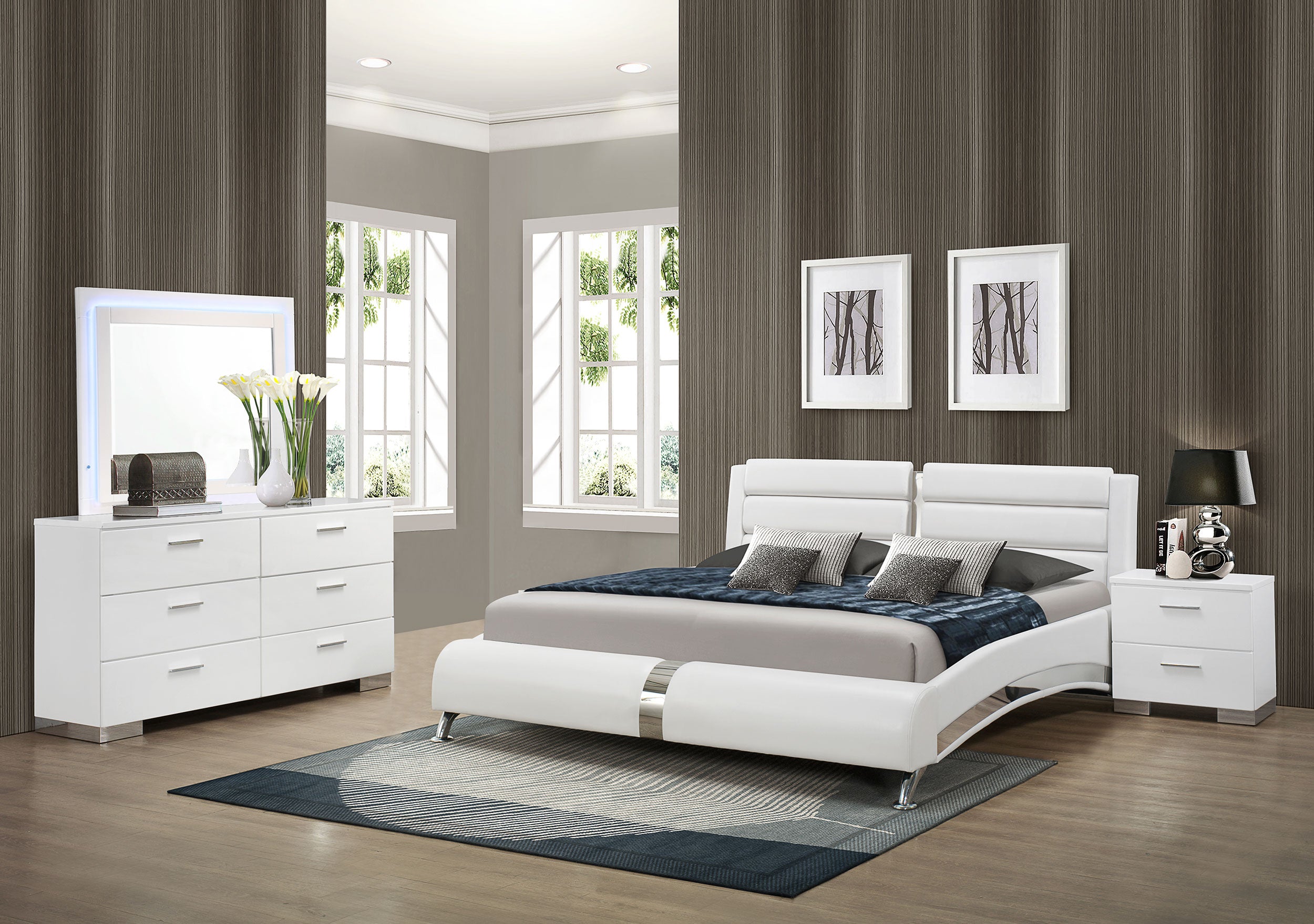 Jeremaine Bedroom Set - Ideal Furniture (Fresno,CA)