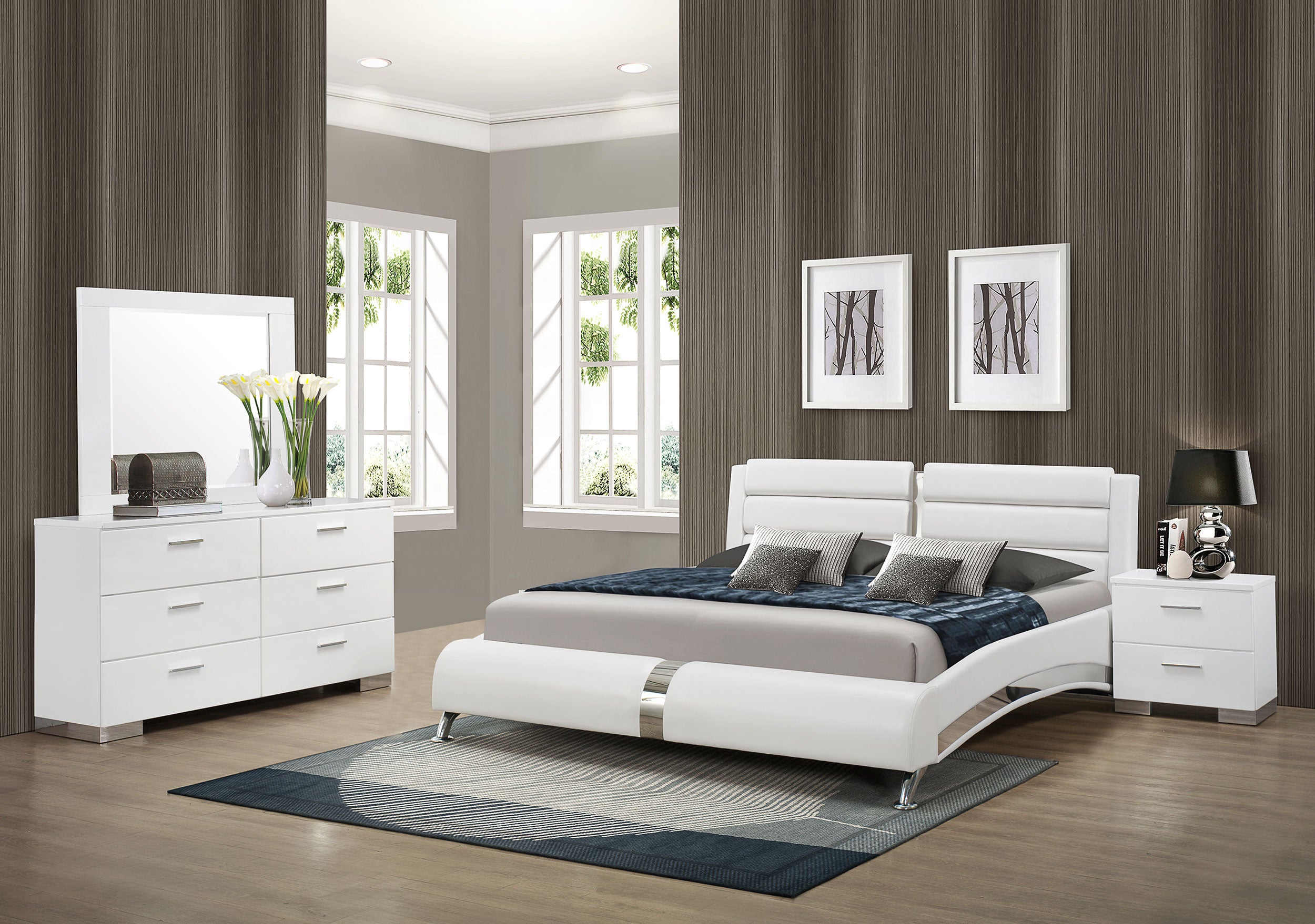Jeremaine Bedroom Set - Ideal Furniture (Fresno,CA)