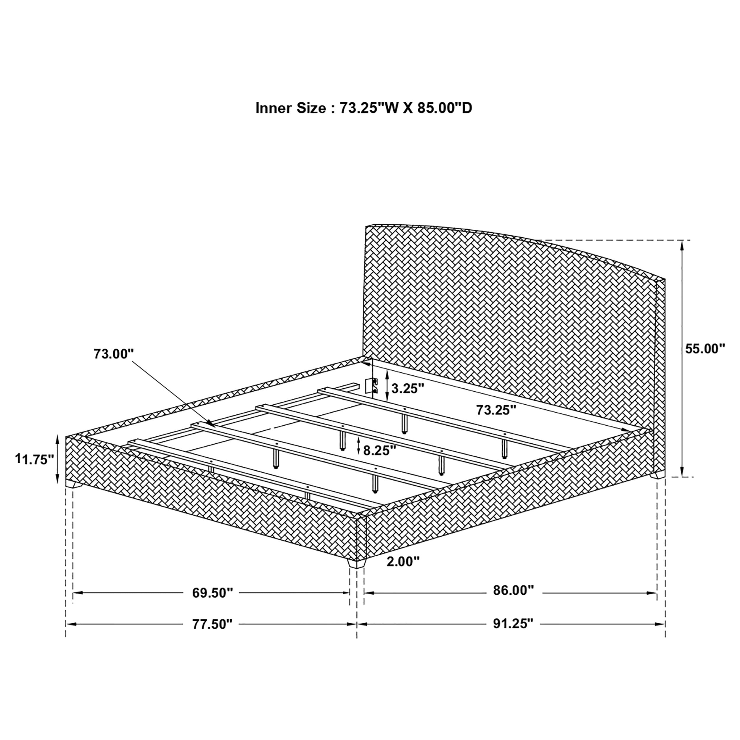 Laughton Panel Bed - Ideal Furniture (Fresno,CA)