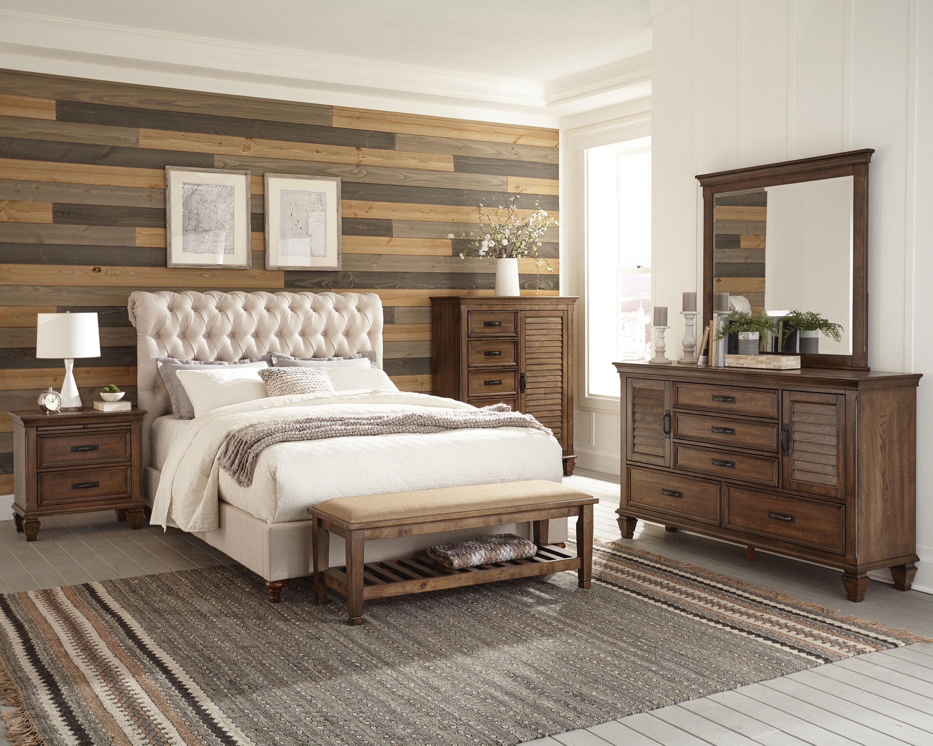 Devon Panel Bed - Ideal Furniture (Fresno,CA)