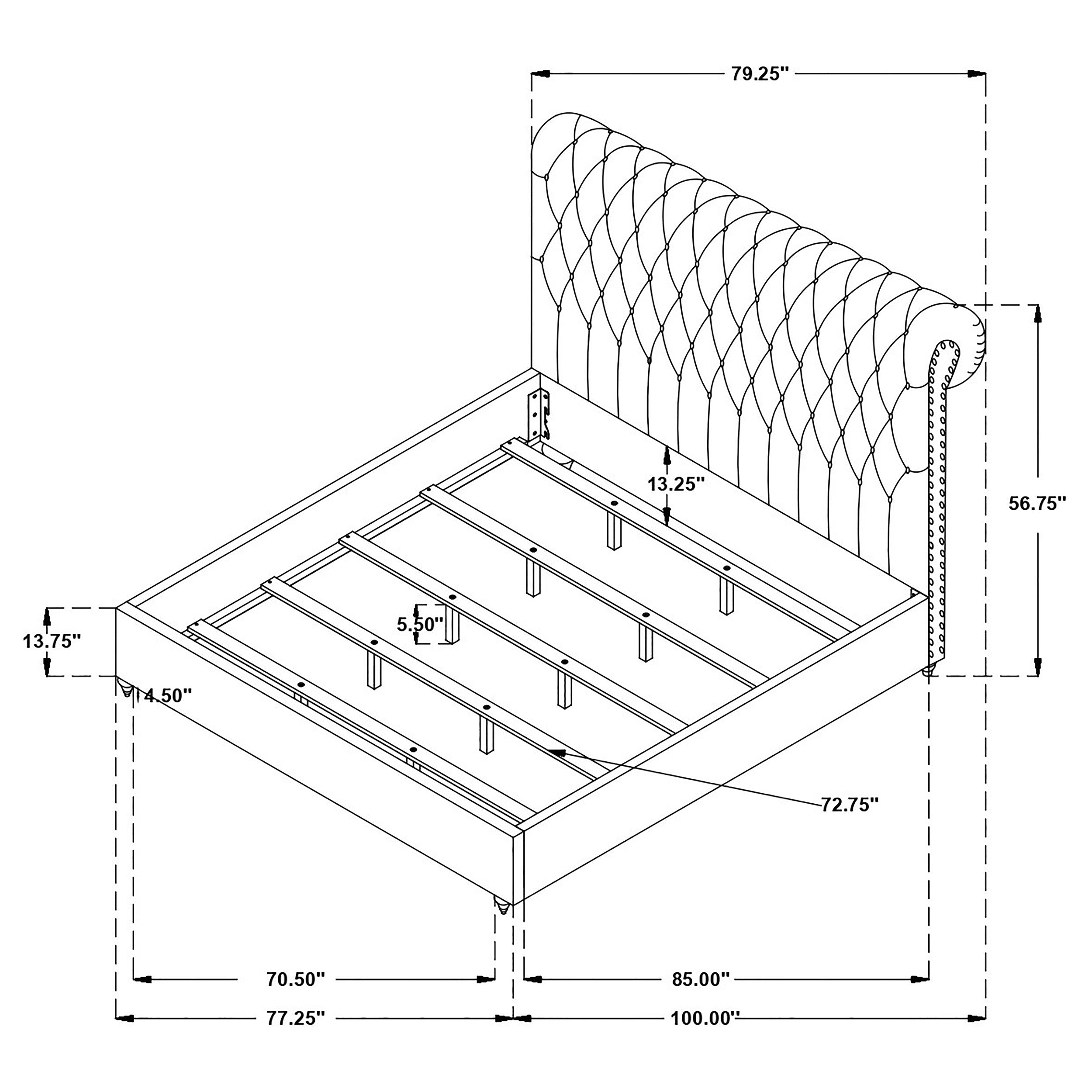 Devon Panel Bed - Ideal Furniture (Fresno,CA)