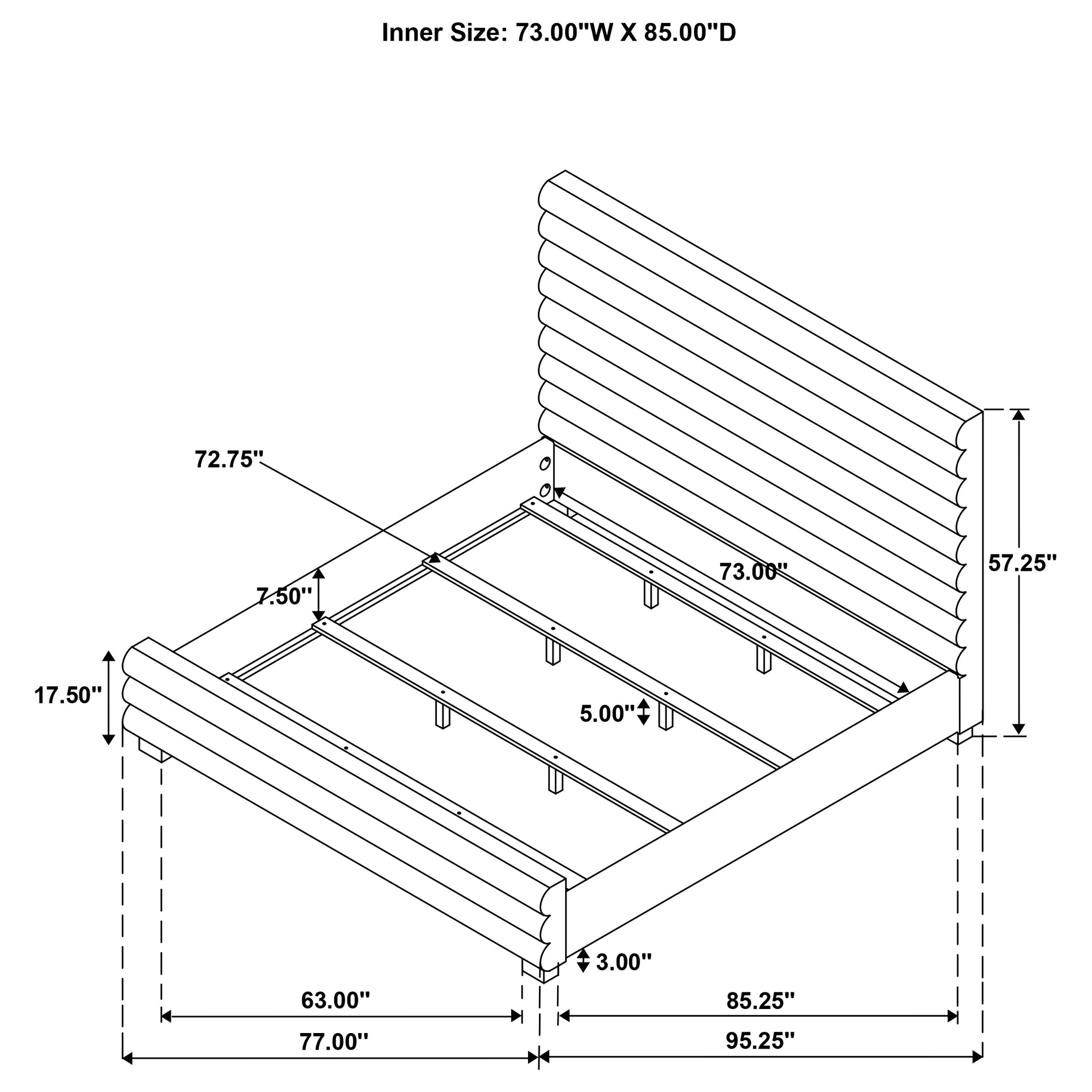 Patricia Panel Bed - Ideal Furniture (Fresno,CA)